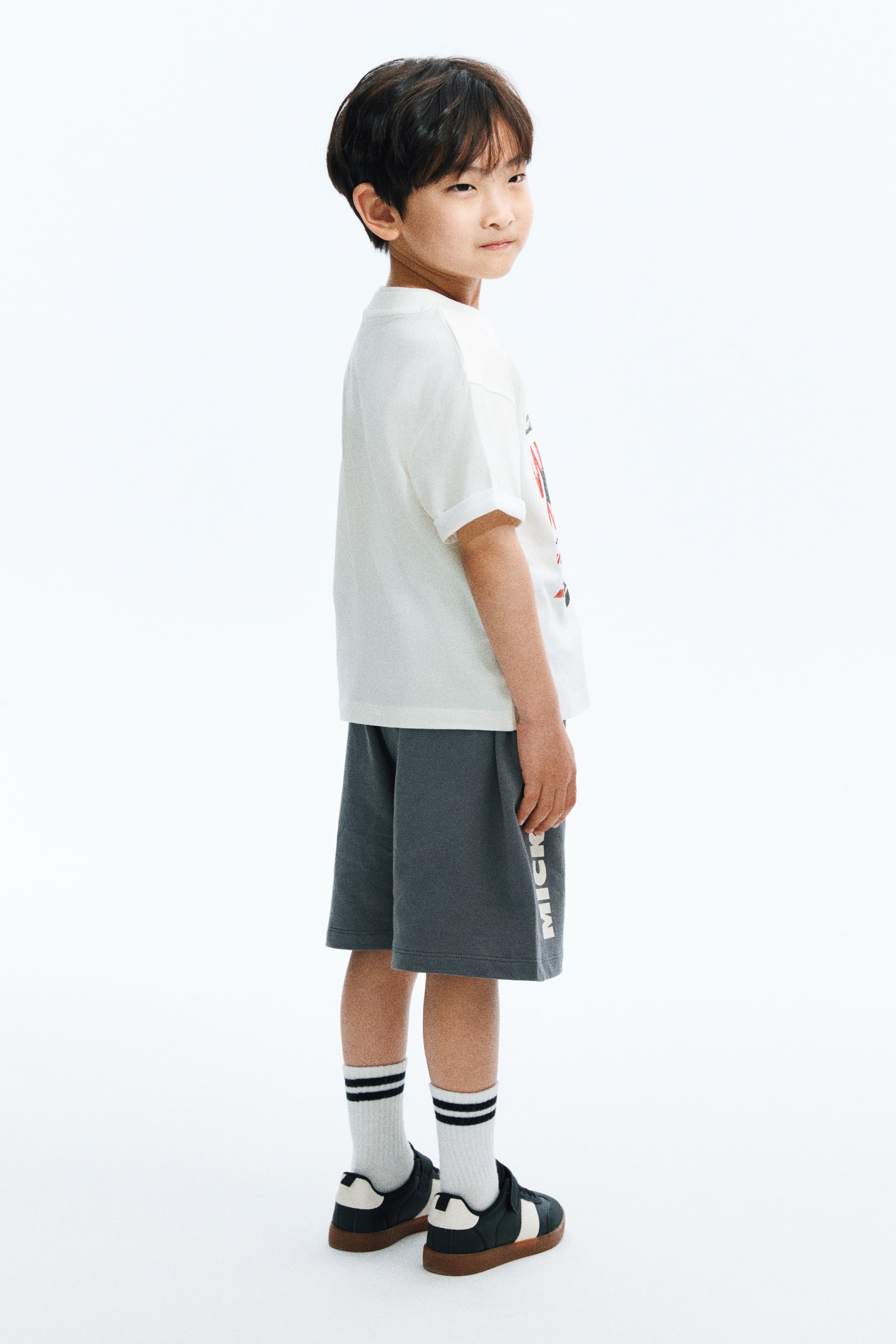 Детские футболки H&M Layered-Look Printed T-Shirt — фото 4