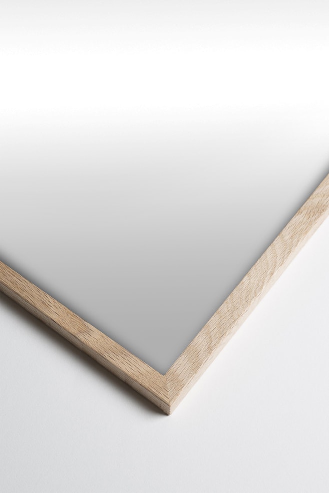 Spiegel Met Houten Frame-Natuurlijk Eiken - 2