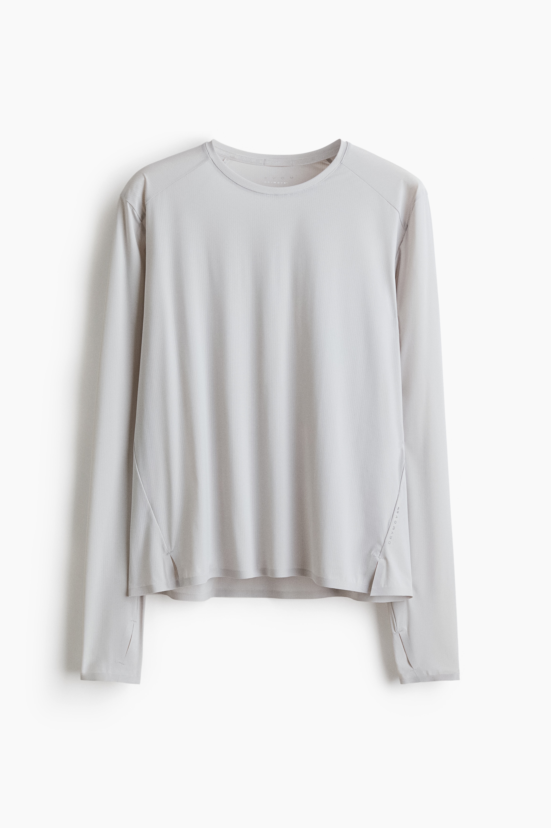 Sports Top with DryMove™ - Light gray/Black/Amazonite blue/Blush