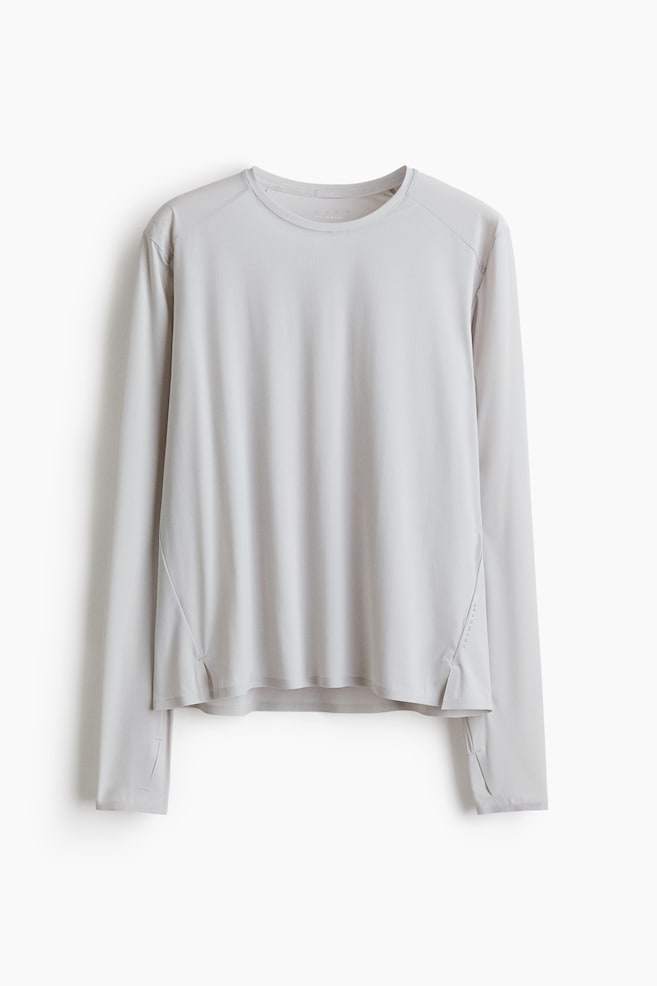 Sports Top with DryMove™ - Light gray/White/Blush/Cherry red - 1