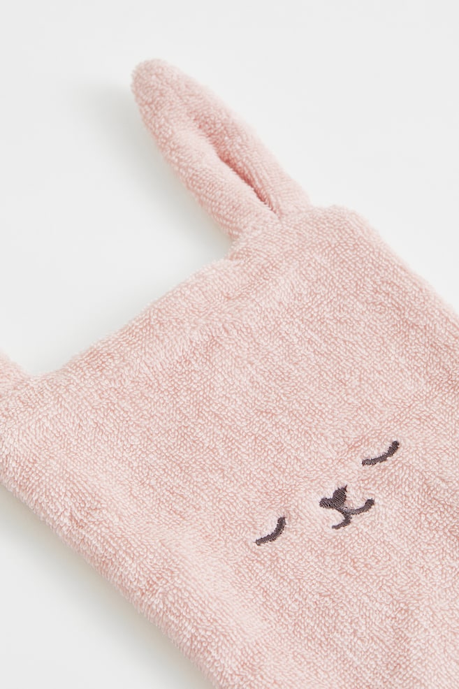Animal-shaped wash mitt - Light pink/Bunny/White/Light beige/Bear/Dark grey/Bear - 4