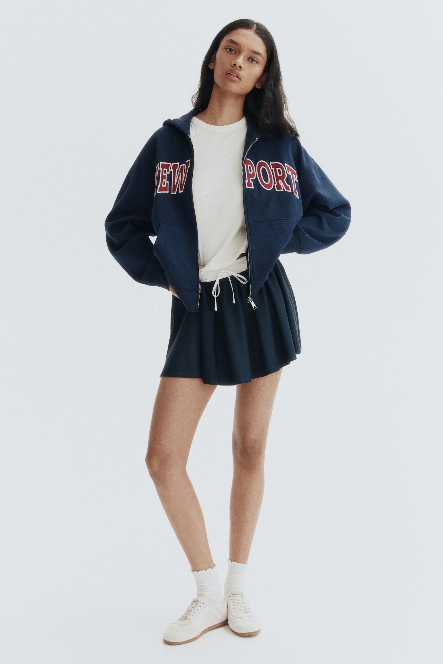 Zip-through hoodie - Navy blue/Newport/White/Sport/Dark red/Academia - 7