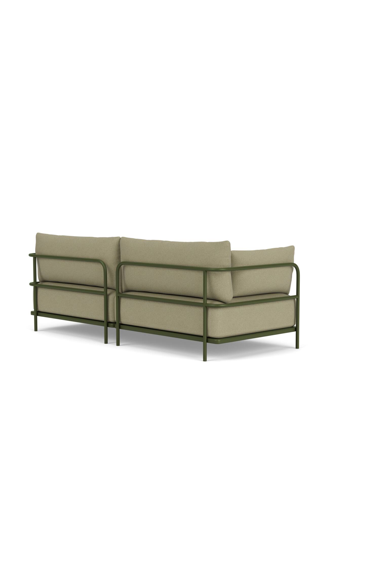 Vincent Trädgårdssoffa 3-sits Schäslong Höger-Clary Sage Green - 3