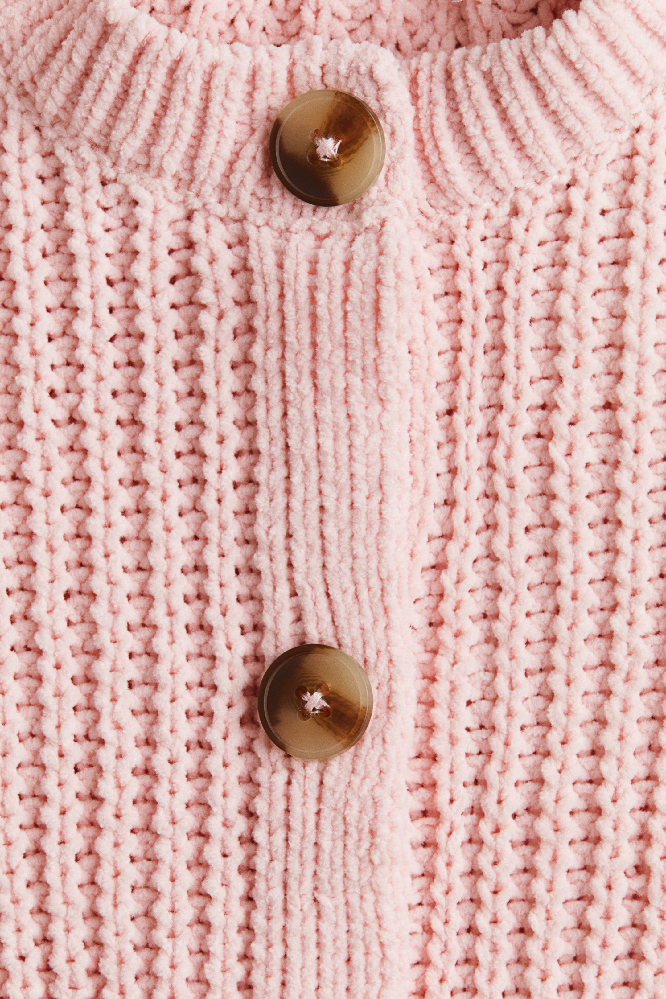 Gilet en tricot chenille