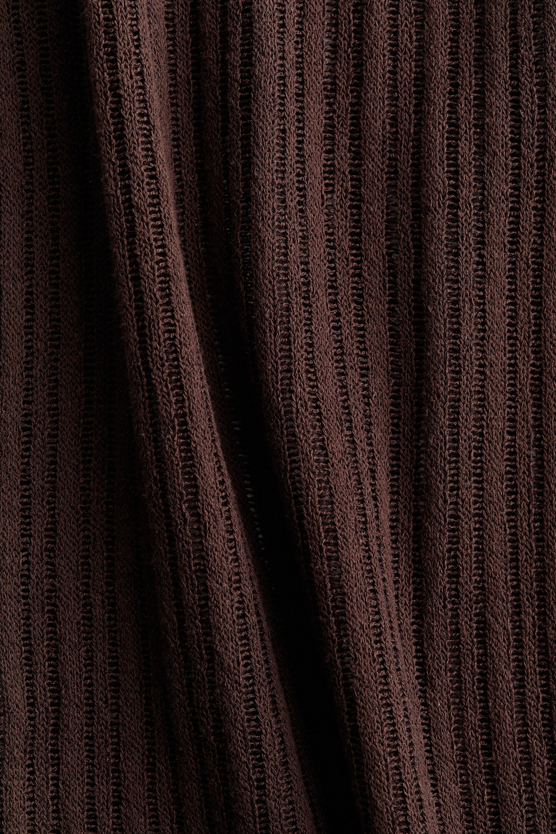 Pantalon en tricot côtelé