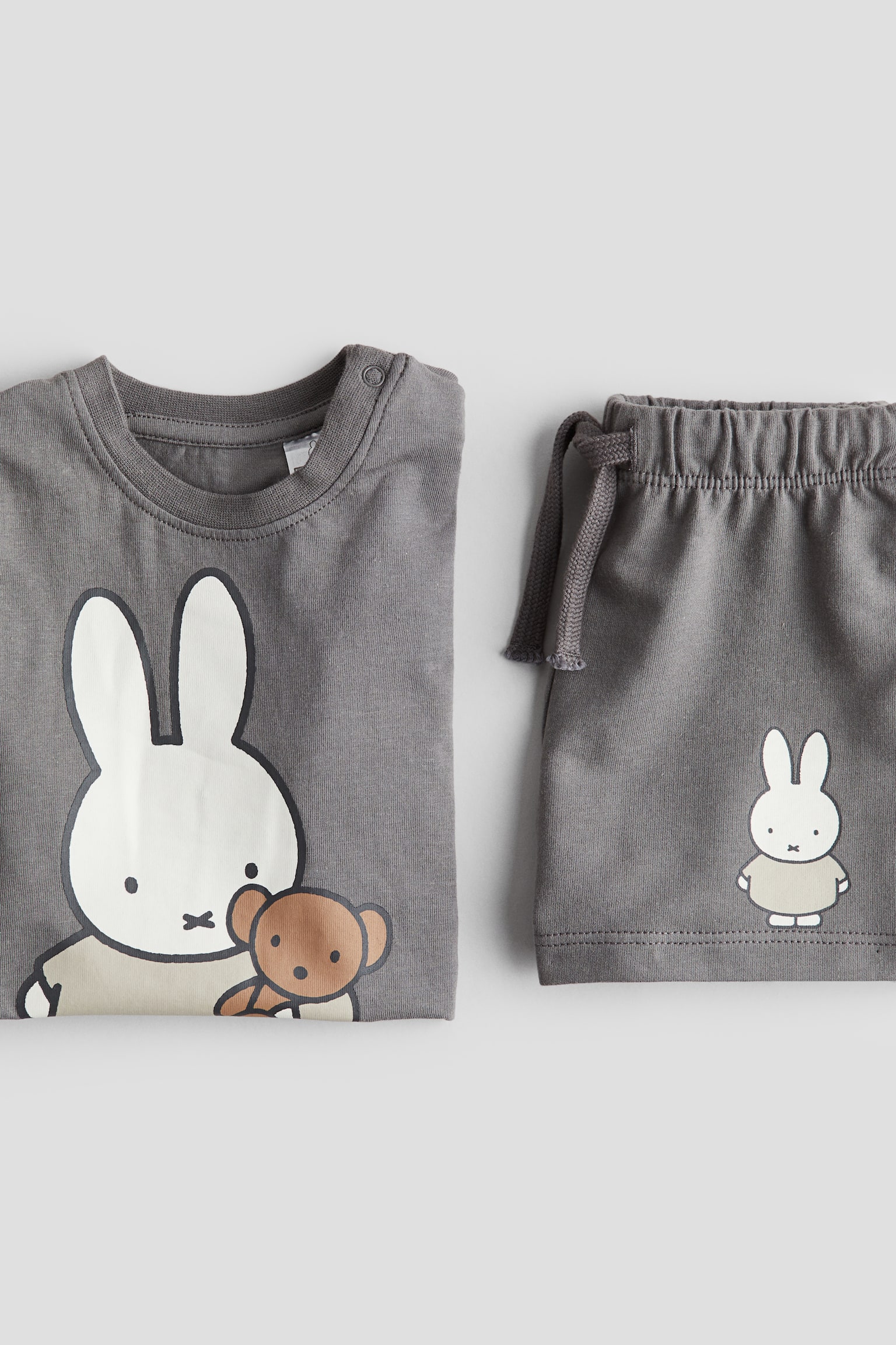 2-piece print-motif set - Dark grey/Miffy - 2