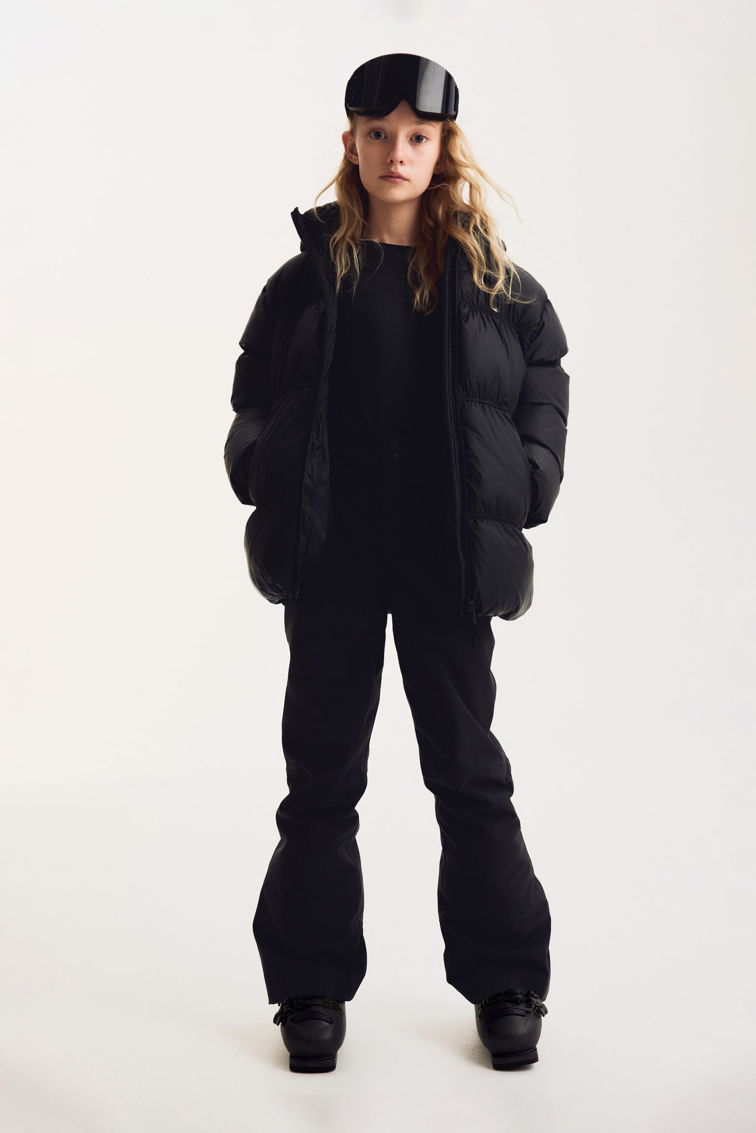 Детская куртка H&M Move Puffer Ski with ThermoMove™, цвет: Чёрный — фото 6
