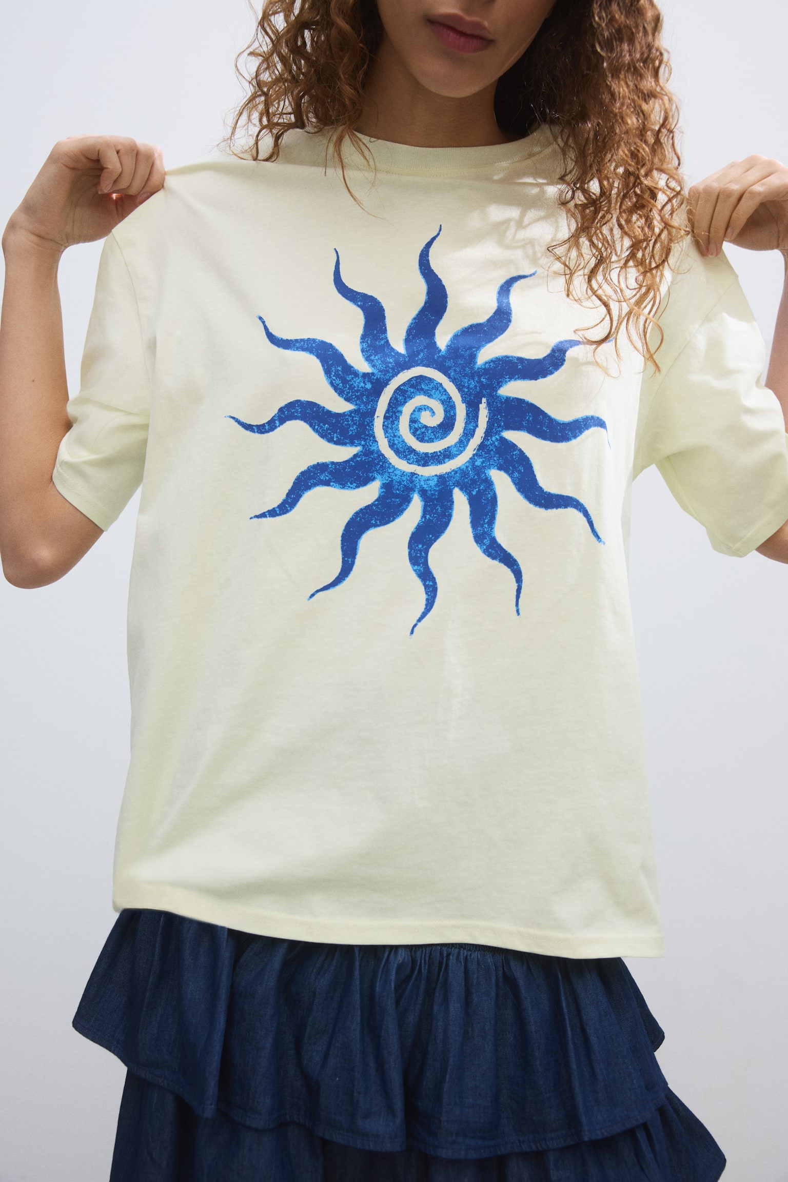 Oversized print-motif T-shirt - 3