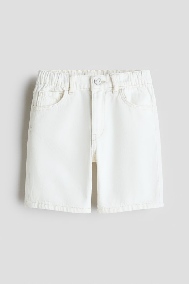 Denimshorts in Loose Fit - Weiss/Denimgrau/Helles Denimblau/Helles Denimblau - 1