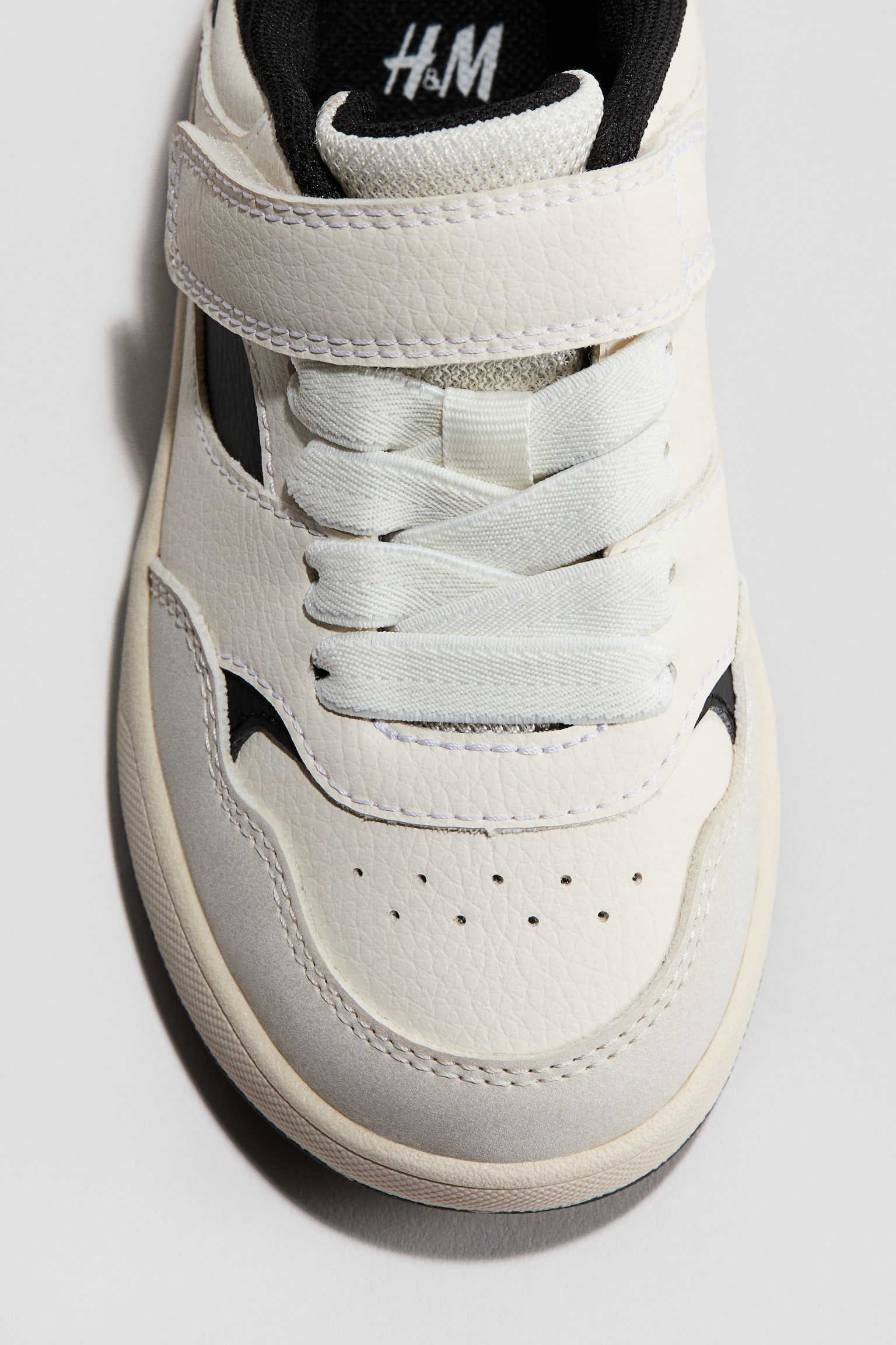 Sneakers - Crème/noir/Bleu clair/blanc/Marron clair/blanc - 3