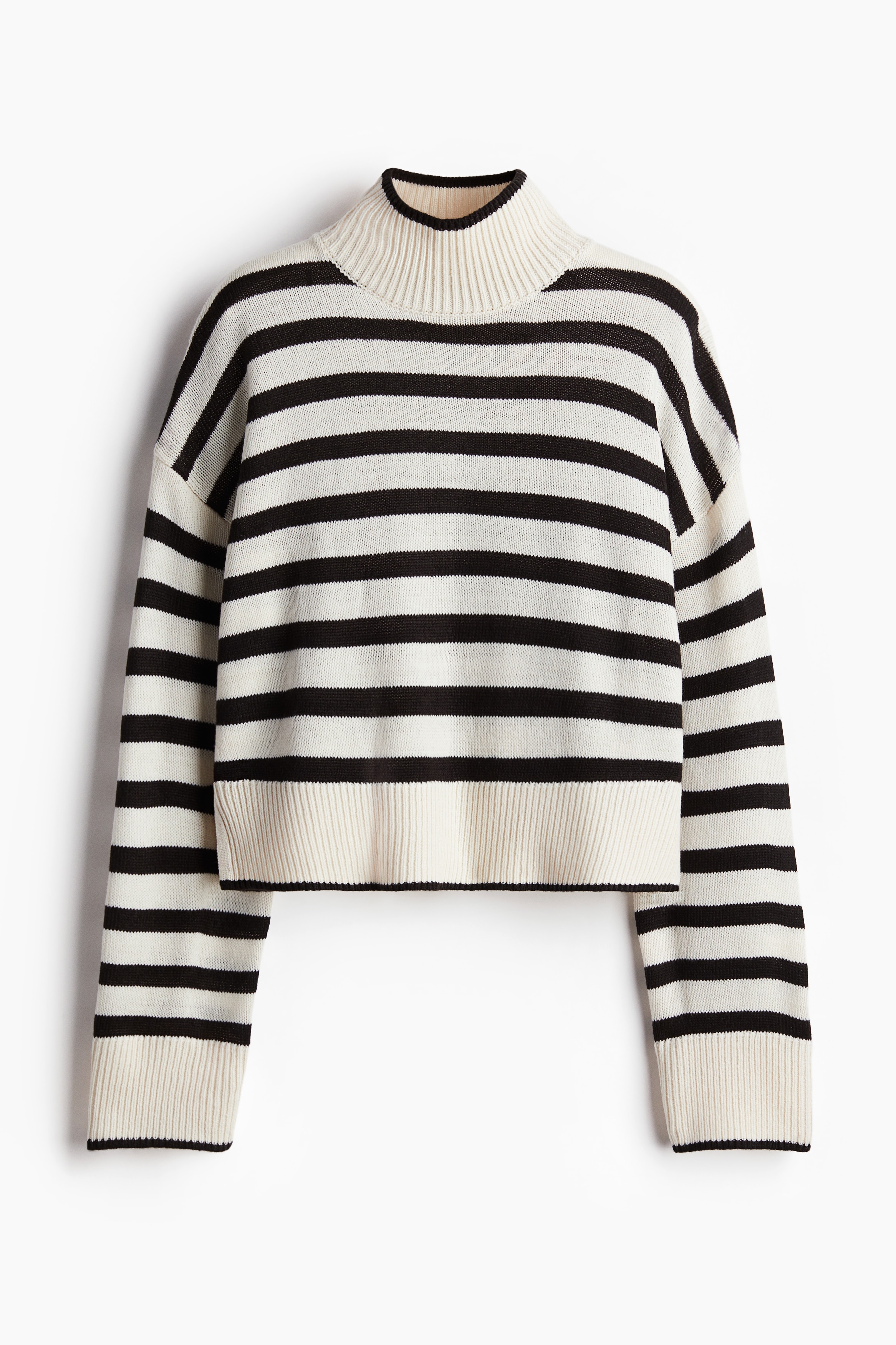 H & M - Fine-knit turtleneck jumper - ホワイト H & M - Fine-knit turtleneck jumper - ホワイト