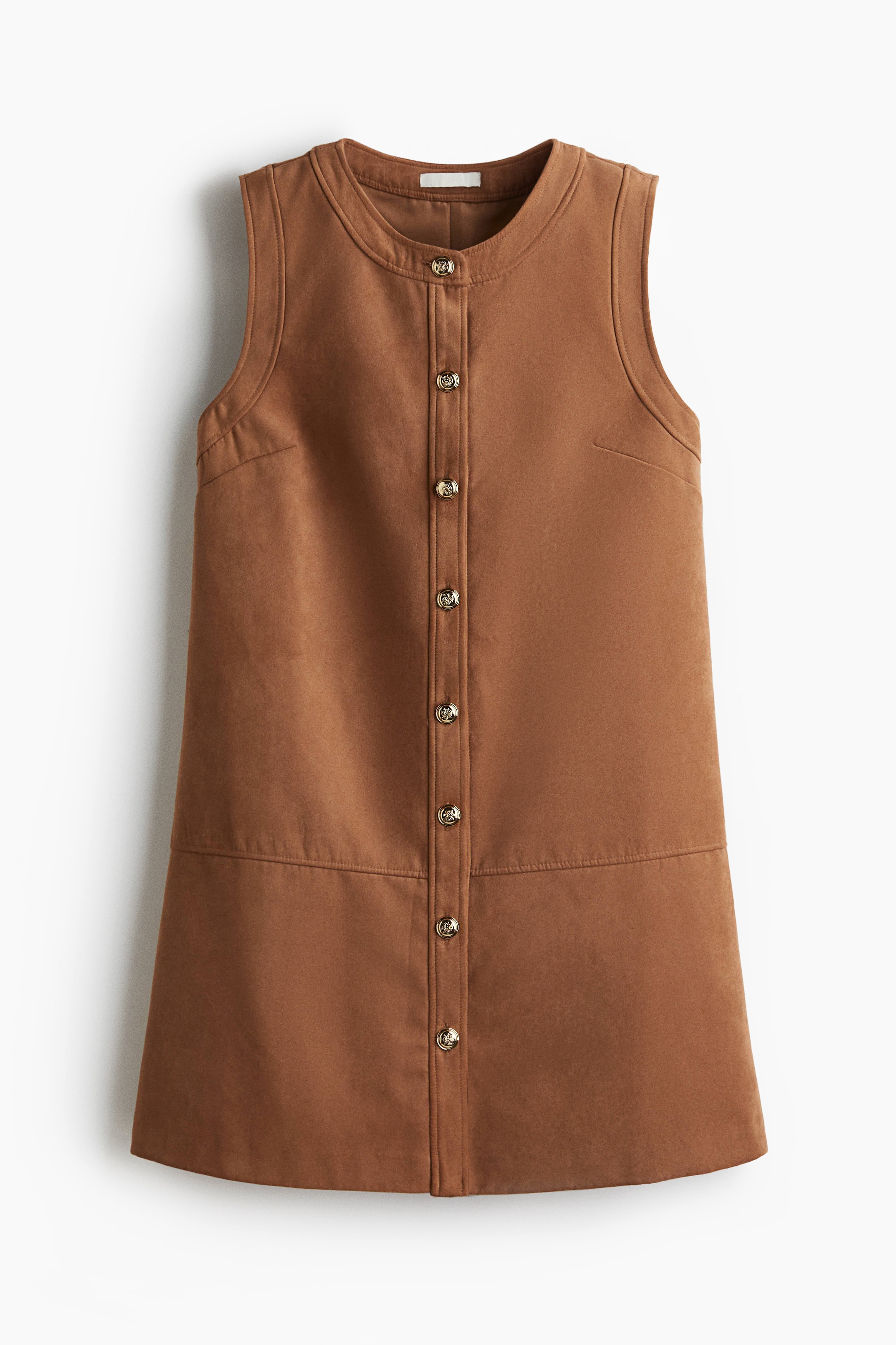 Robe trapèze - Marron