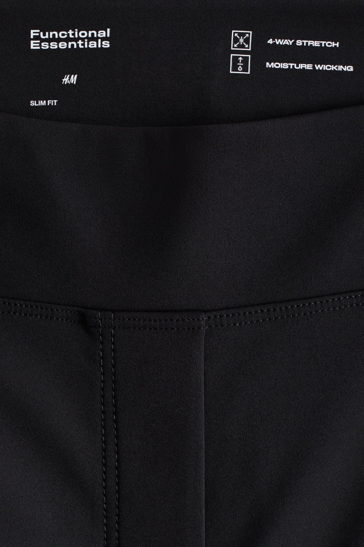 Женские брюки H&M Four-Way Stretch Flared, цвет: Чёрный — фото 8