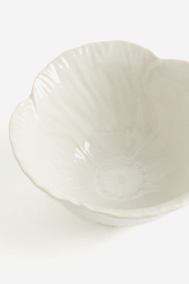 Small stoneware bowl - White - 3