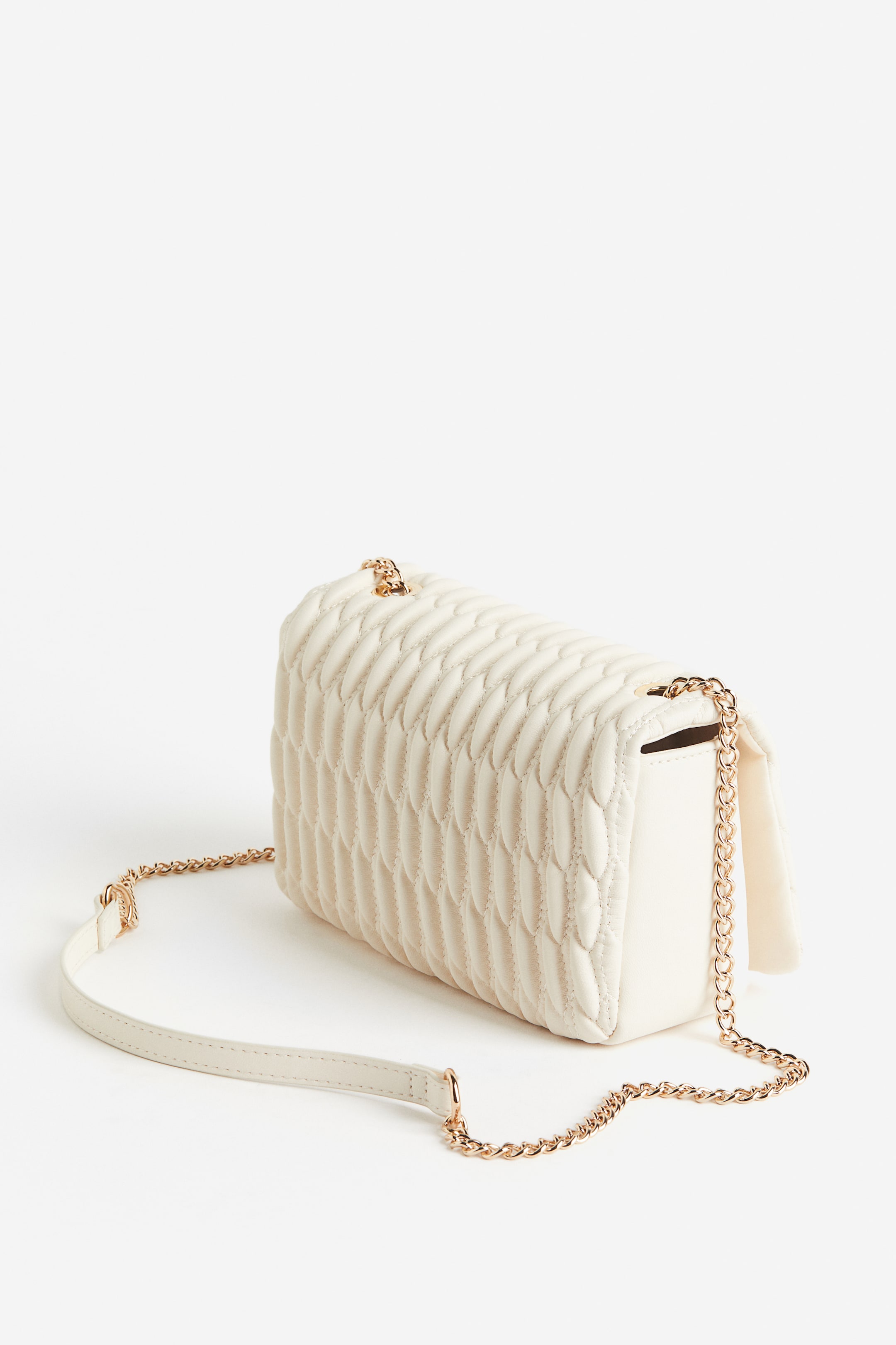 הצגת תמונה גדולה יותר: תיק צד קווילט - קרם - Ladies | H&M IL 2