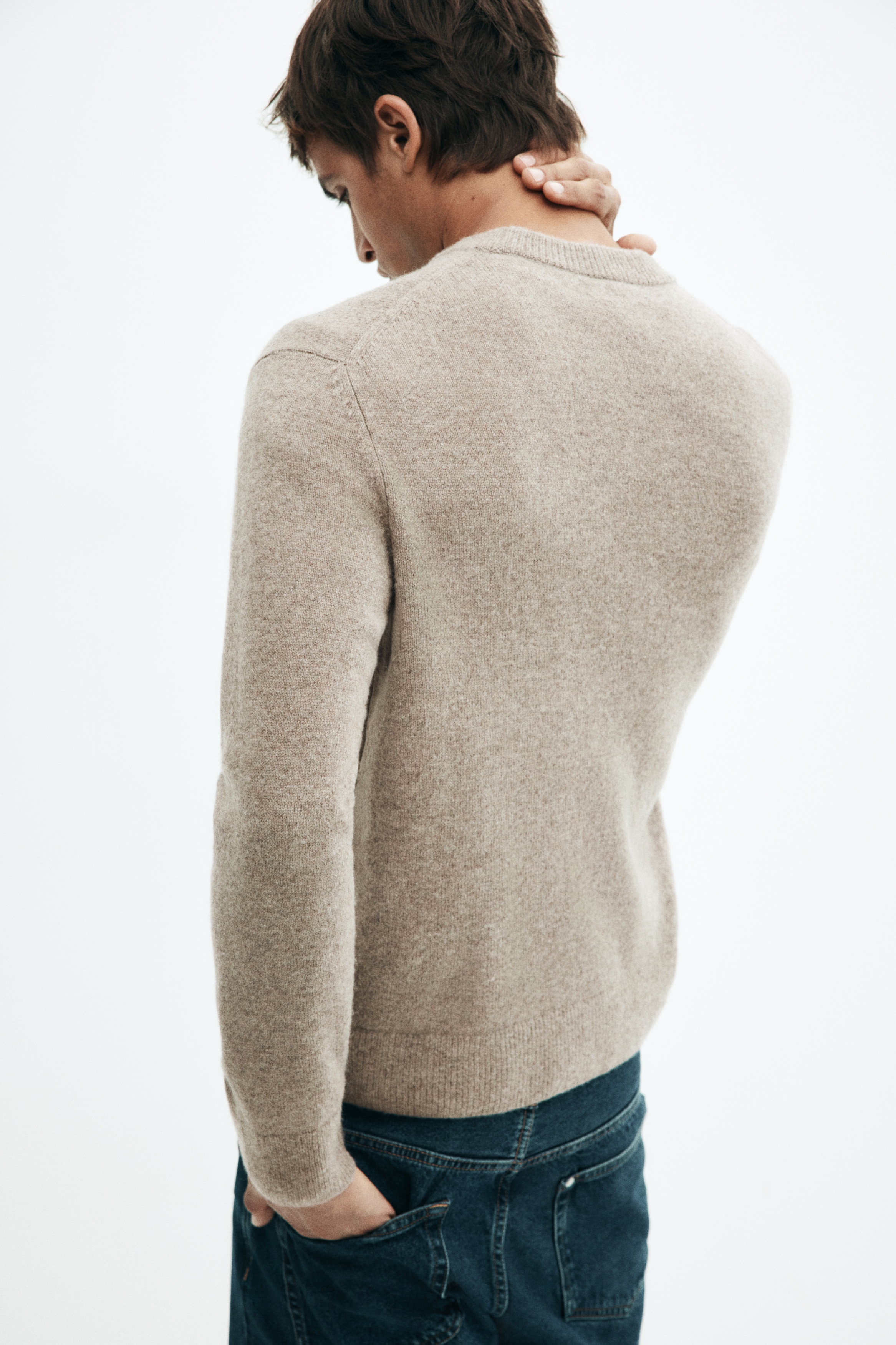 Regular Fit Fine-knit wool jumper