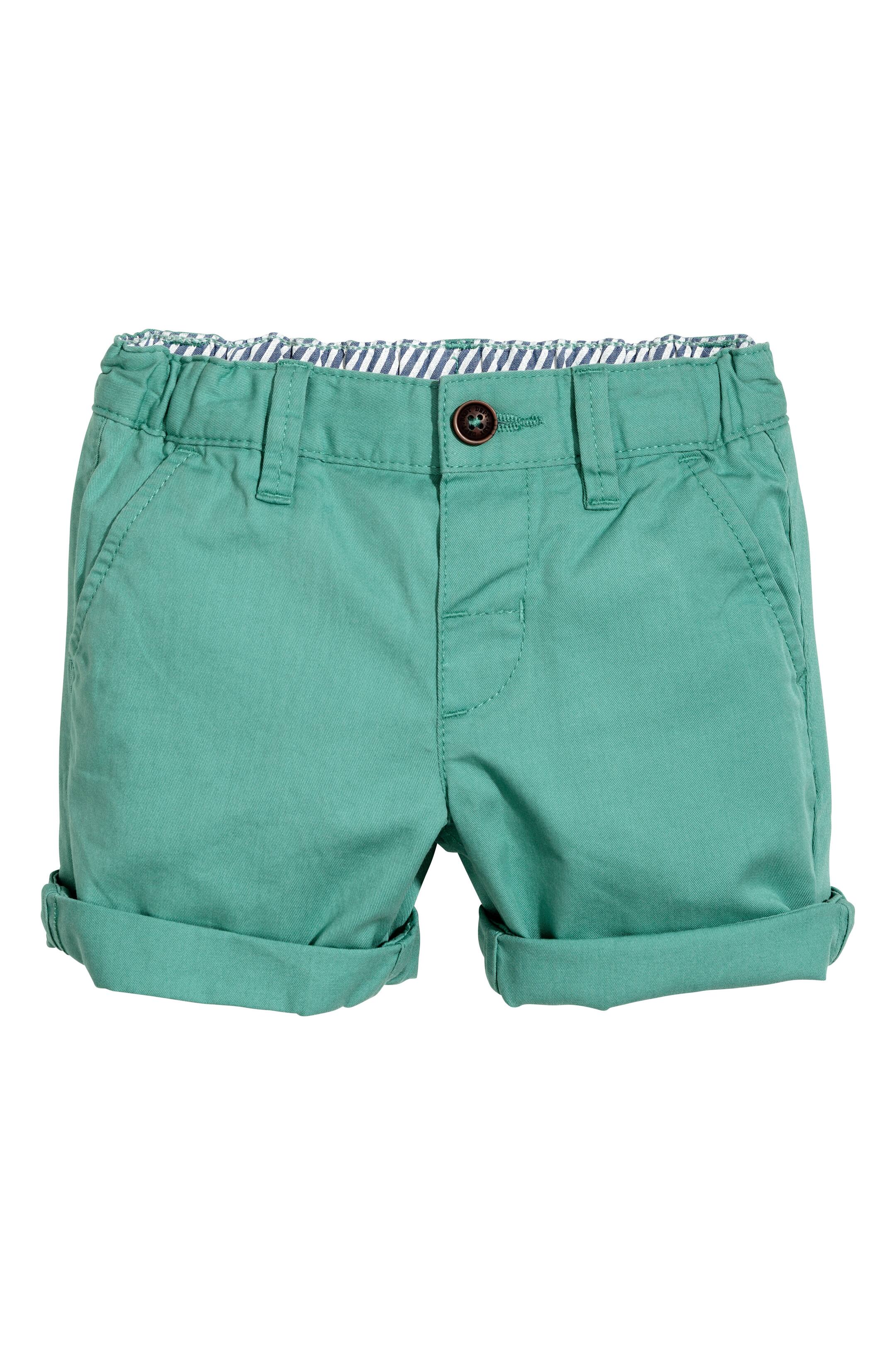 View larger image: Chino shorts - Petrol green - Kids | H&M GB 1