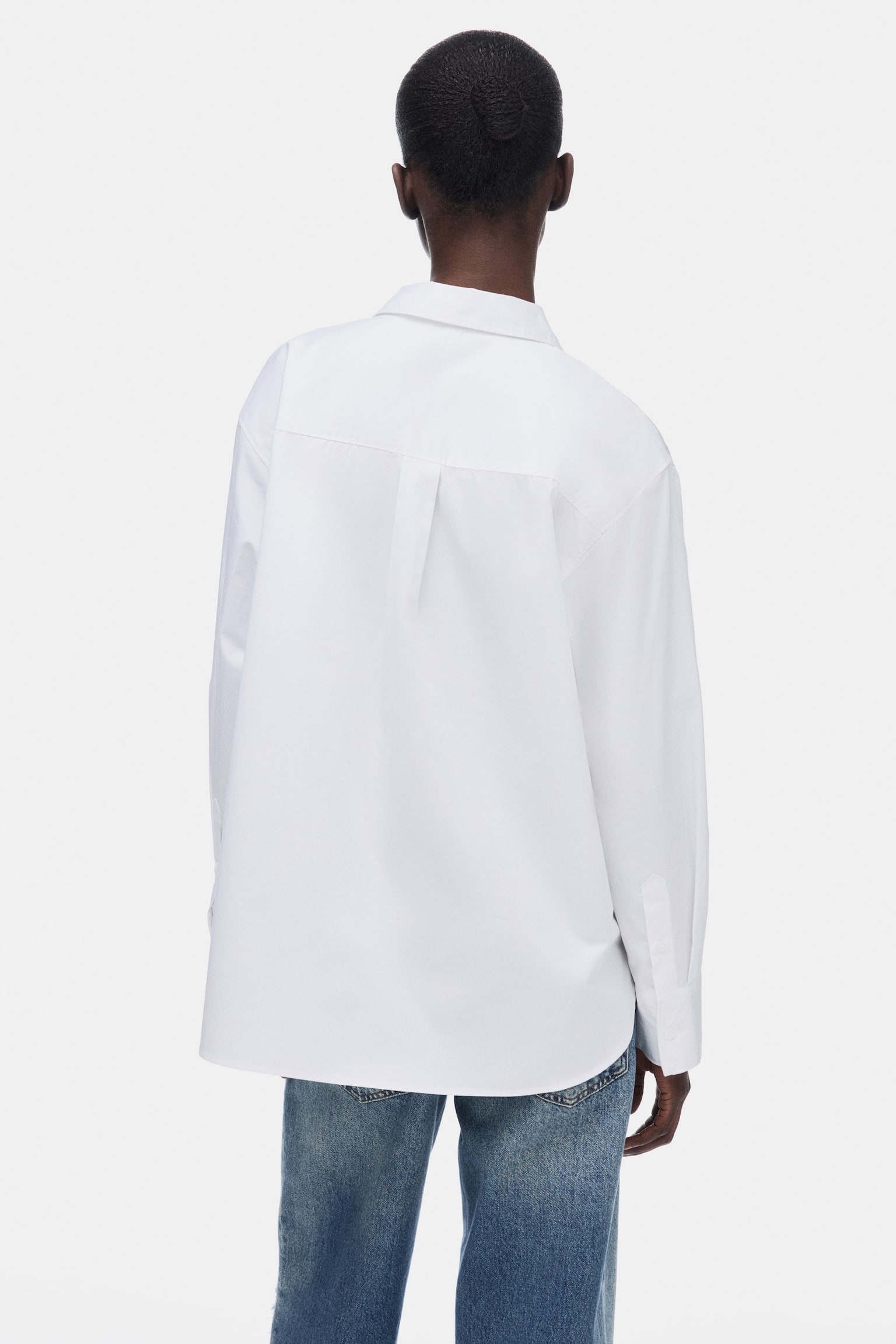 Oversized shirt - White/Pink/Striped/Light blue/Striped - 3