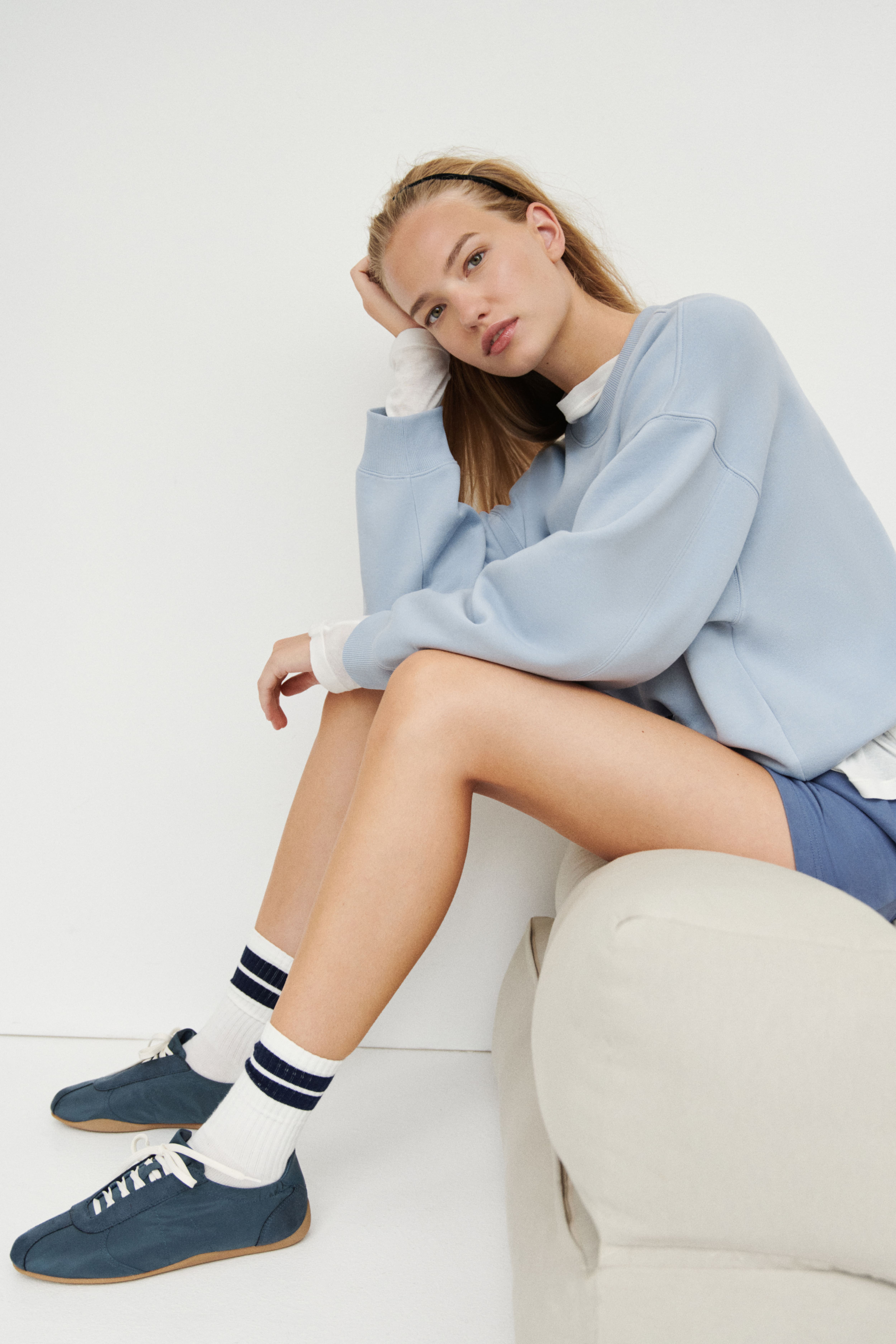Sweatshirt with Printed Motif