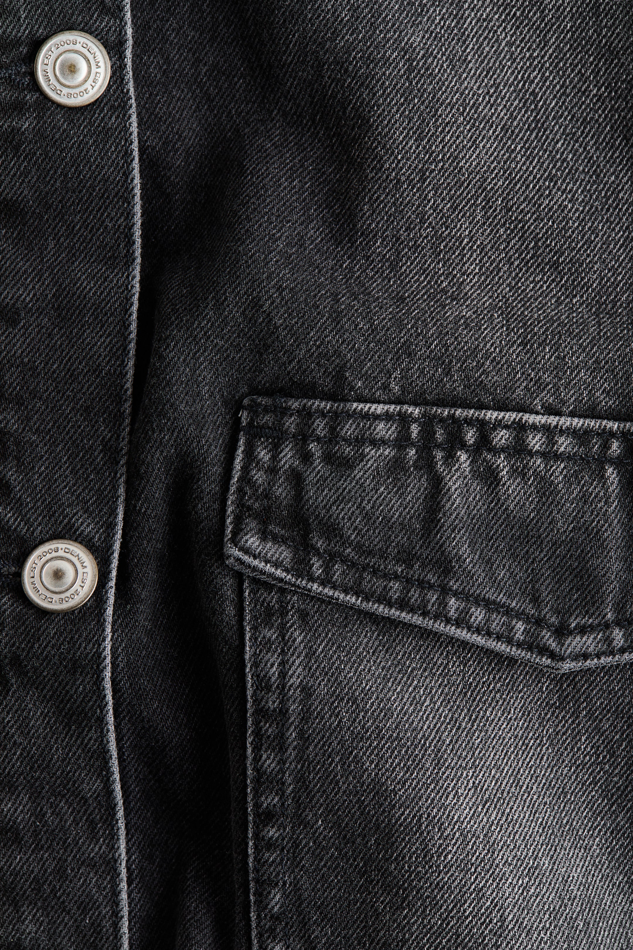 H&M Oversized Denim Overshirt — фото 7