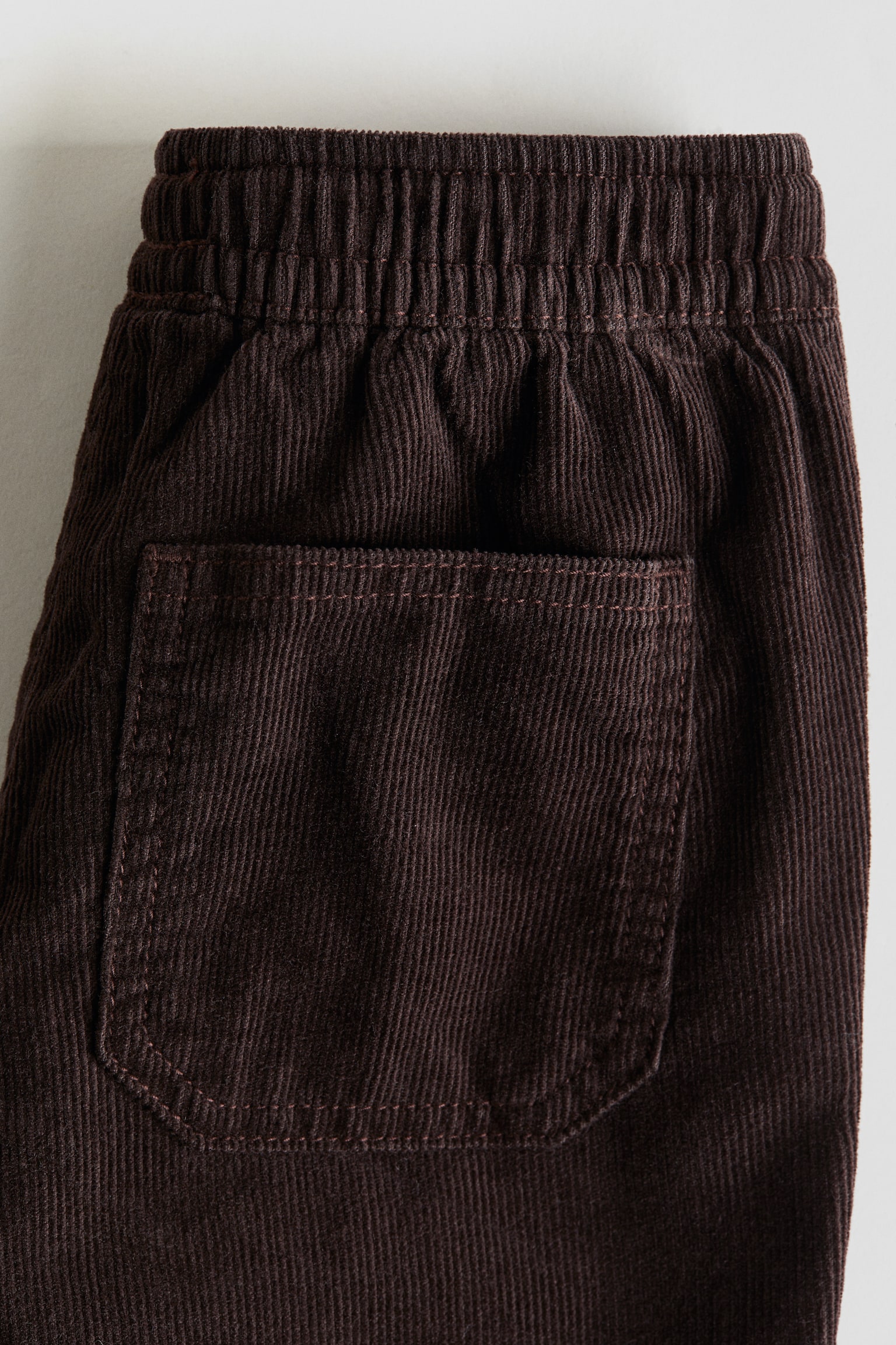 Lined corduroy trousers - Dark brown/Dark grey/Navy blue - 2