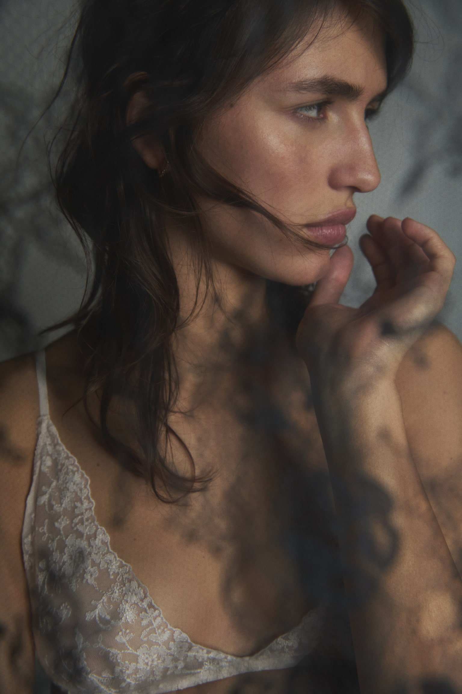 Soft embroidered bra - Light beige - 4