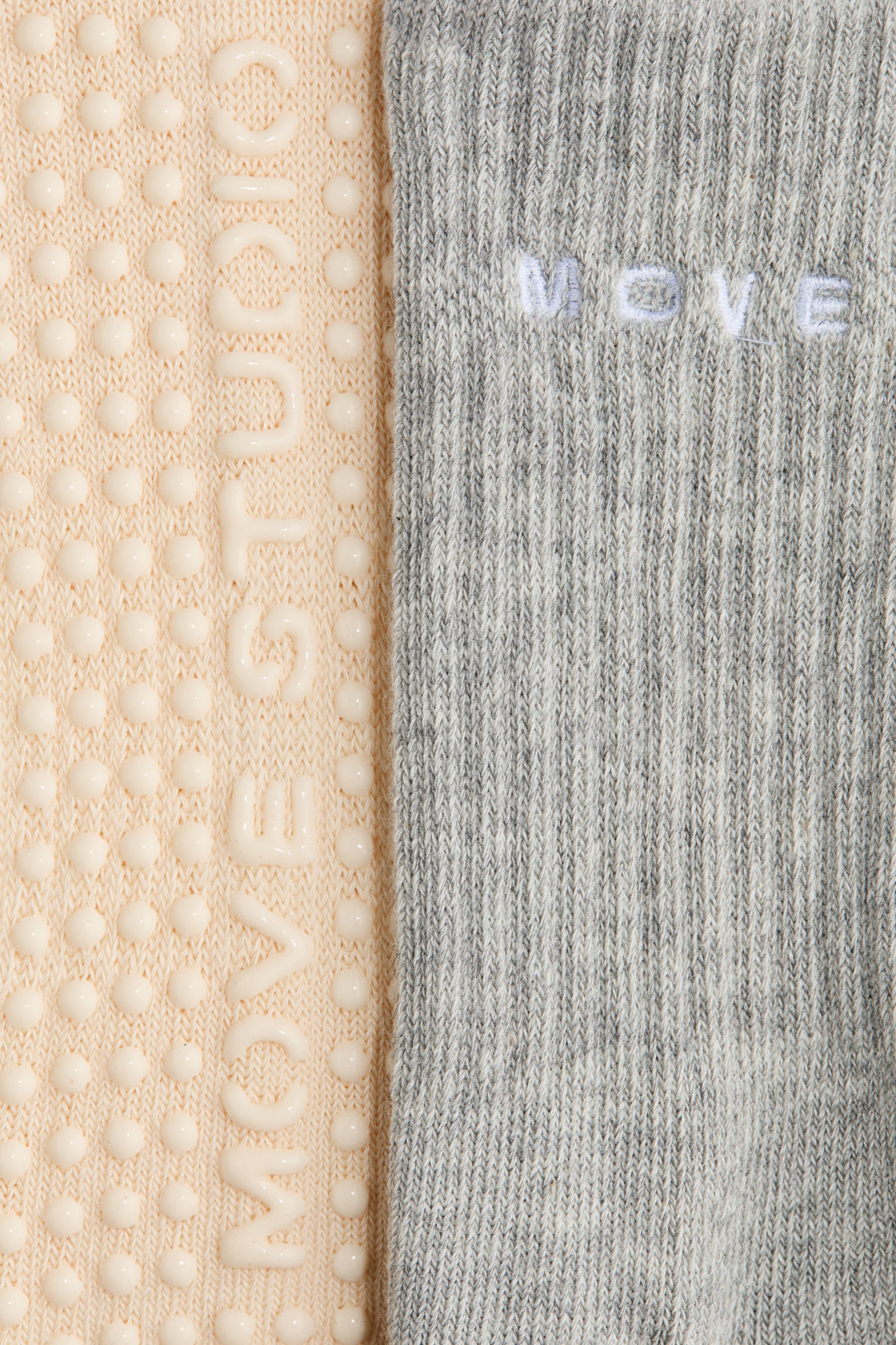 2-pack anti-slip sports socks-Butter yellow - 3