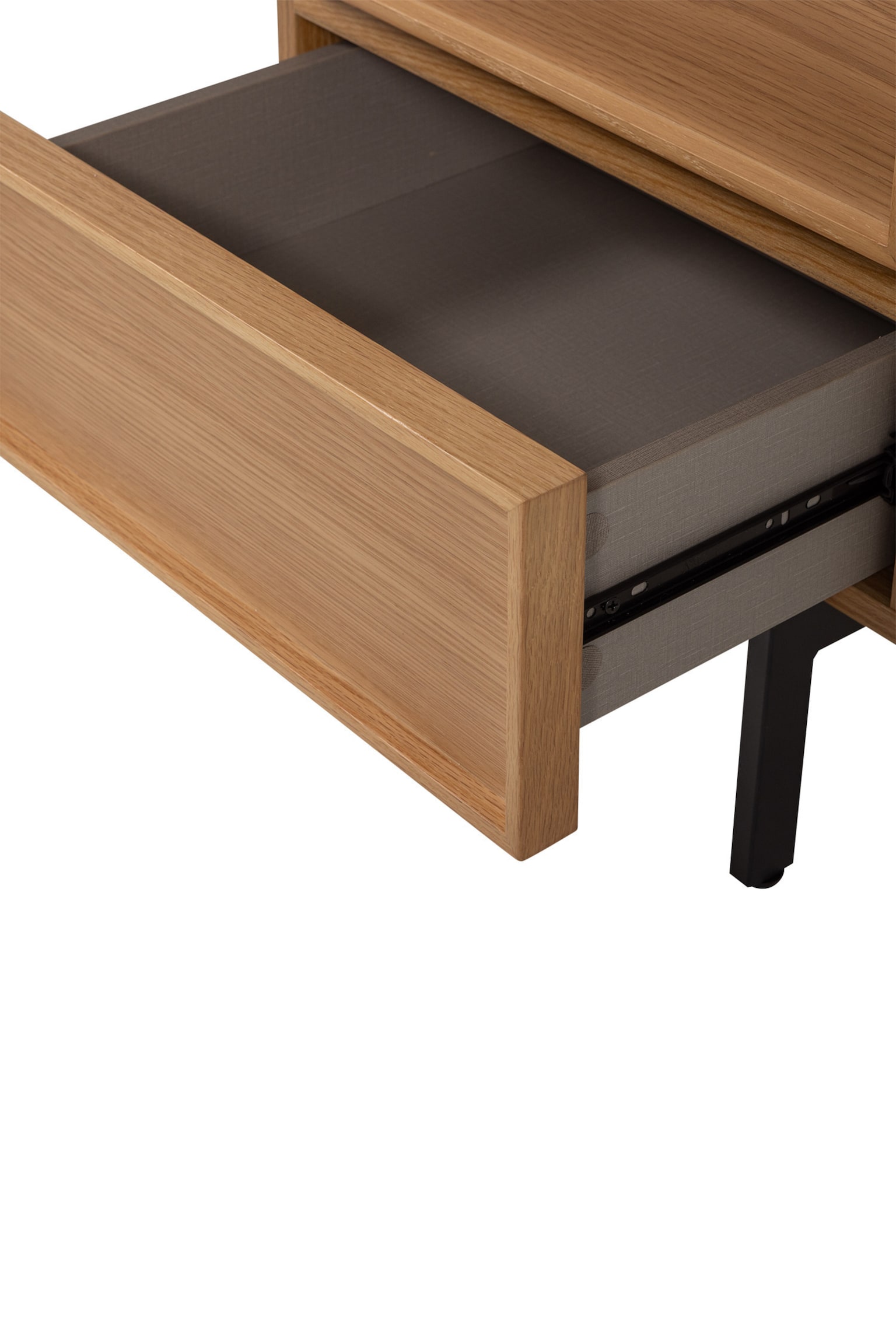 Tours Kommode/nachttisch Mit 2 Schubladen - Natürlich/Beige - 6