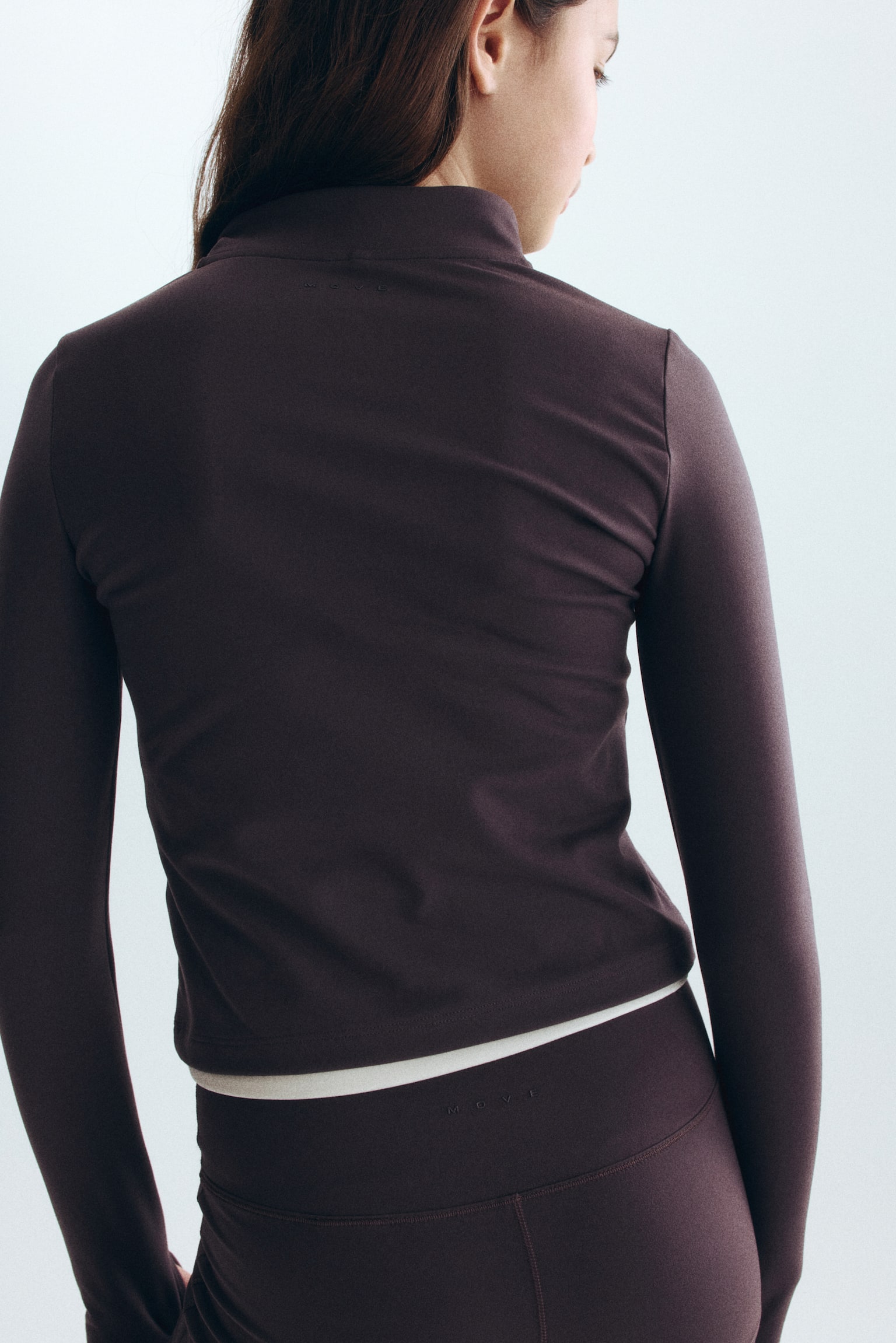 Utsvingt treningsleggings med SoftMove™ - Aubergine/Lilla/Sort/Lys beige/Elfenbenshvit/Lilla - 4