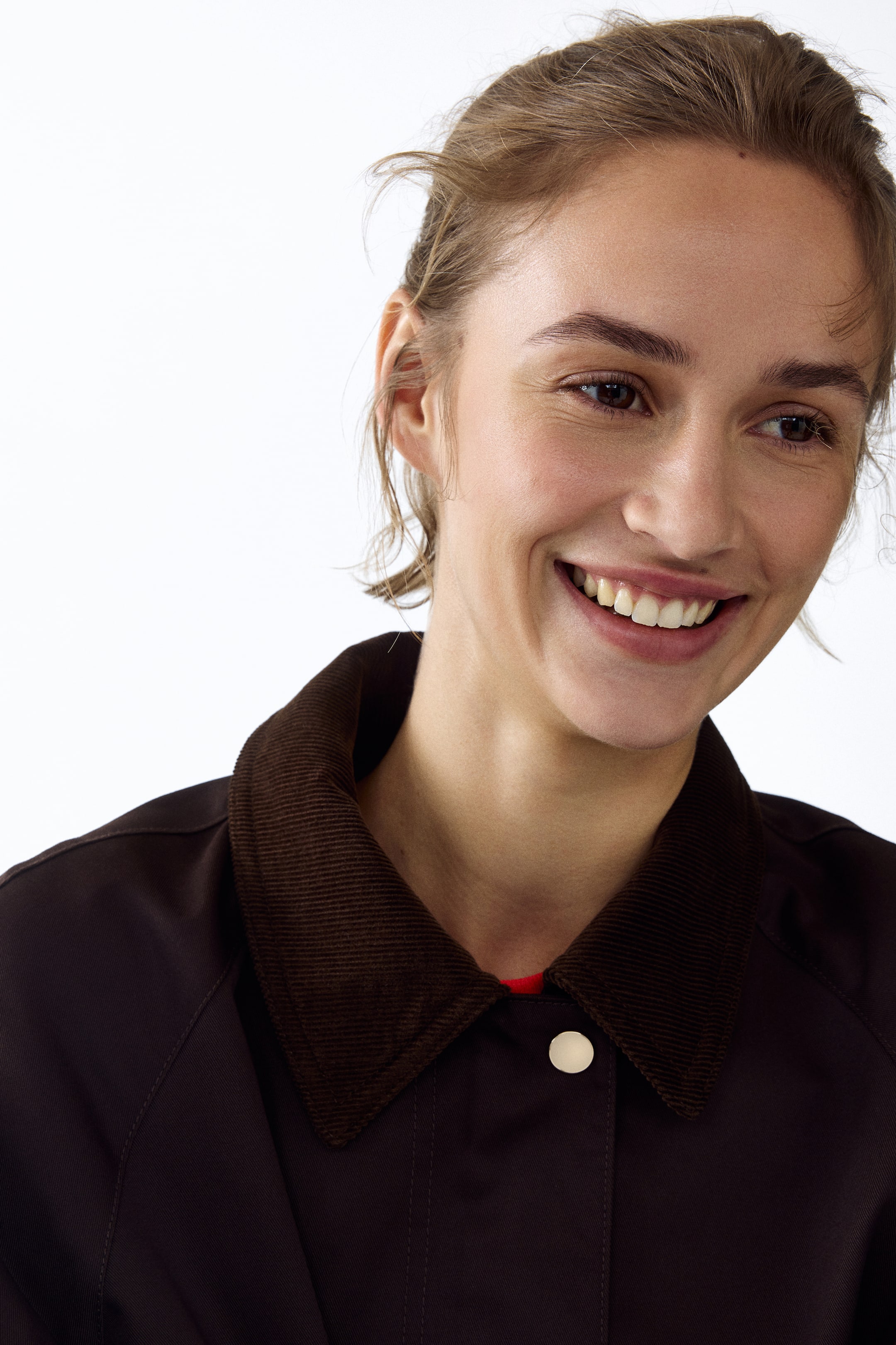 Женские куртки H&M Jacket with Corduroy Collar — фото 3
