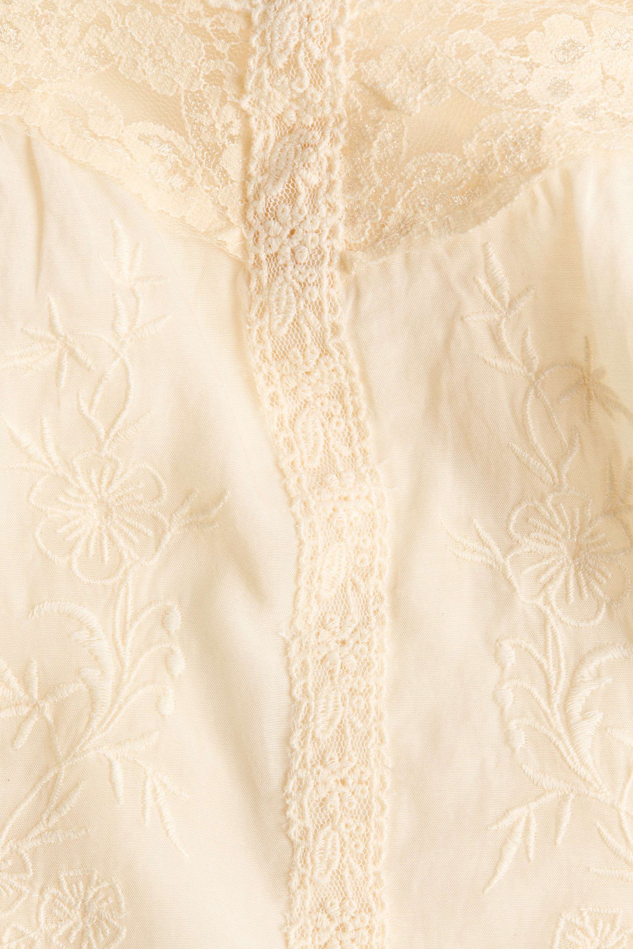 Embroidered Viscose-Blend Top