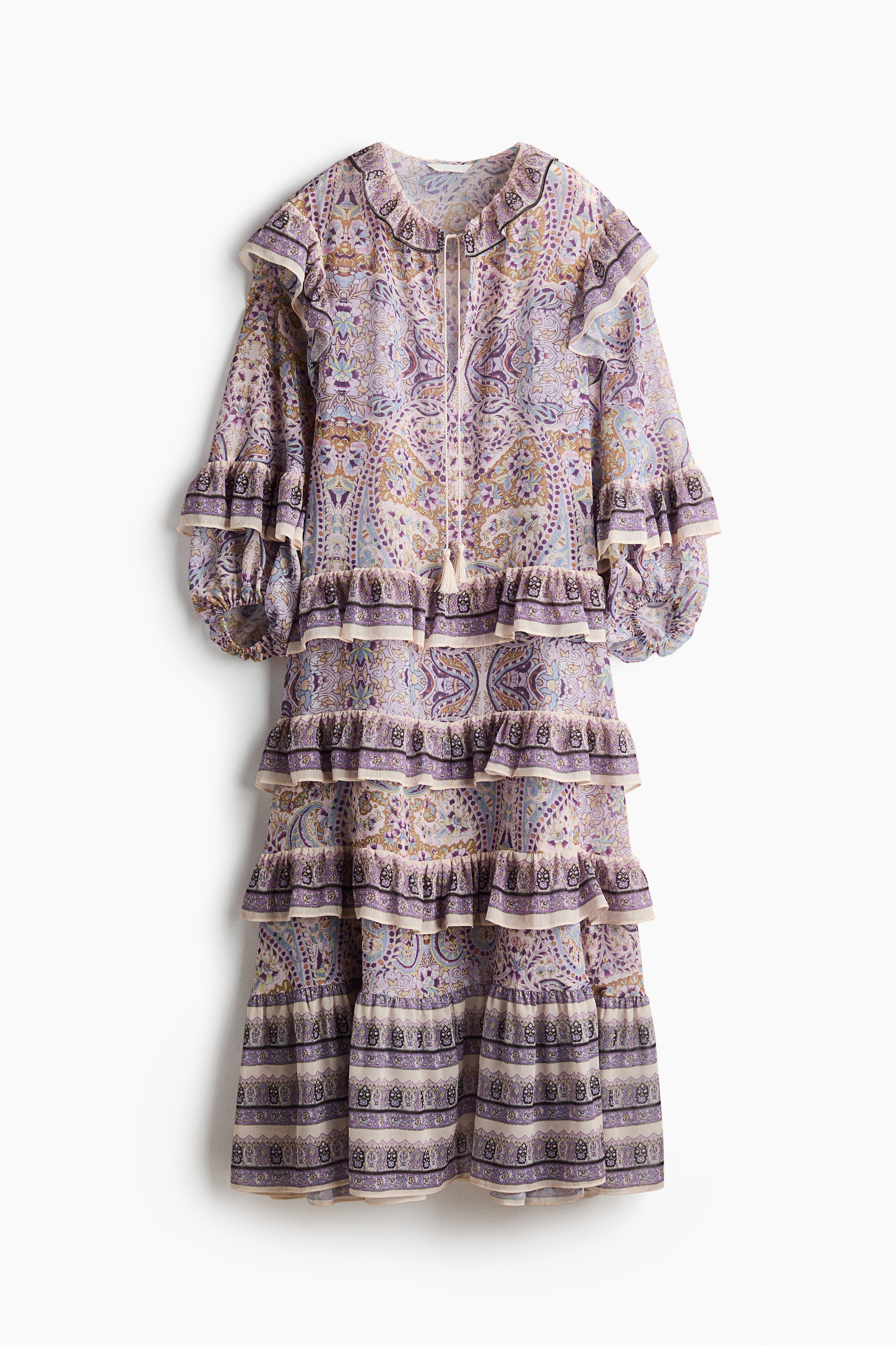 Flounced Tunic Dress