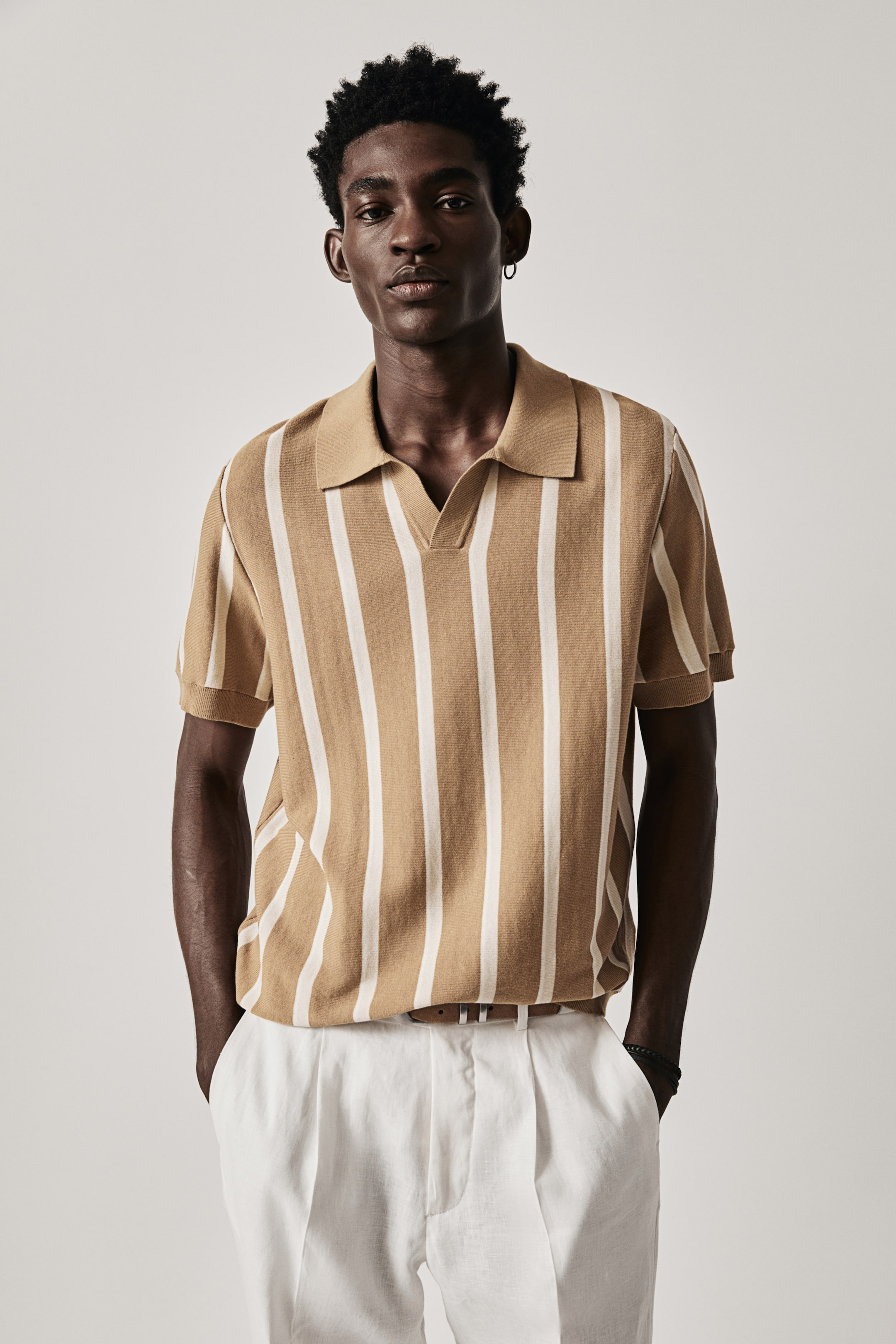 Regular Fit Fine-knit Polo Shirt