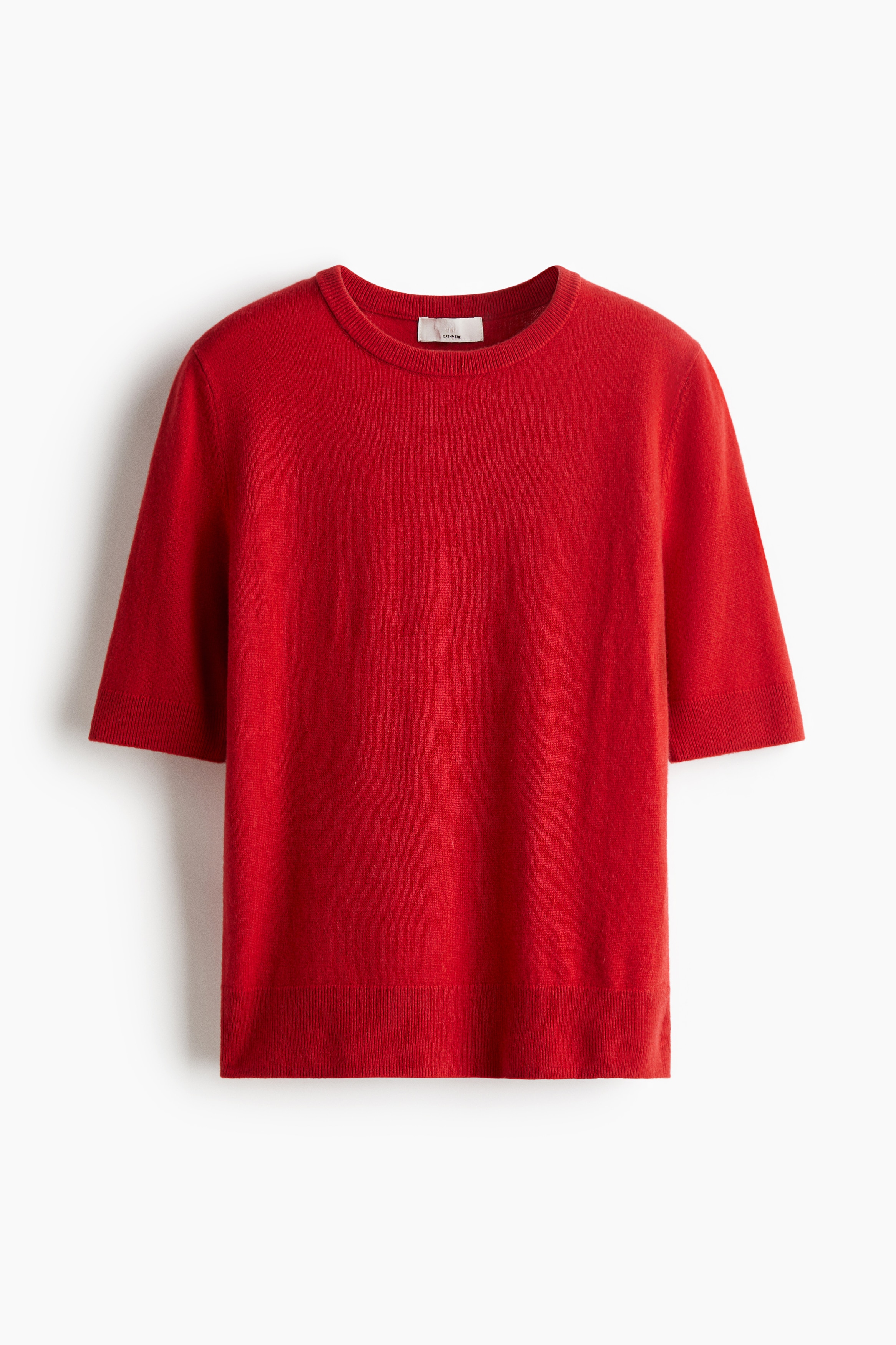 Pullover in maglia sottile di cashmere - Rosso acceso