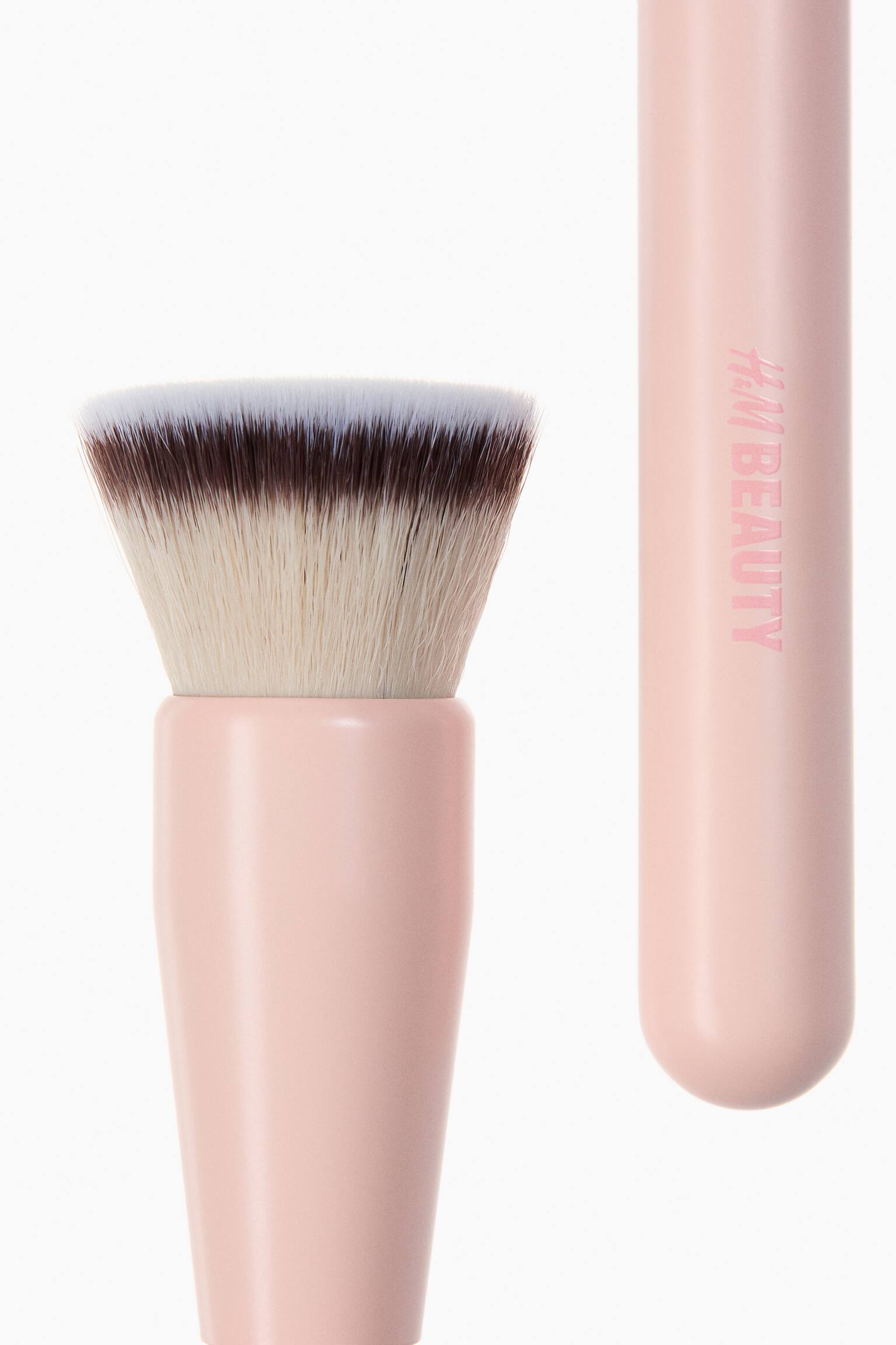 Pincel de ponta plana para base - Rosa claro - 2