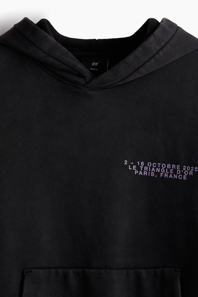 Loose Fit Printed hoodie