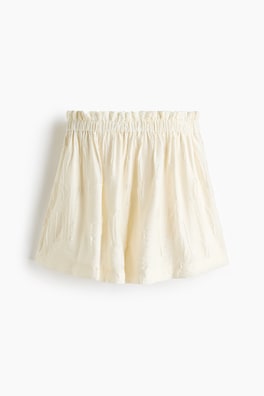 Fransiga paper bag-shorts