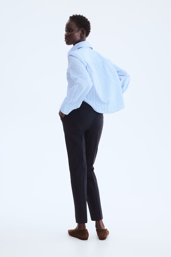 Pantalón pitillo - Azul marino/Crema/Marrón oscuro/Beige claro - 3