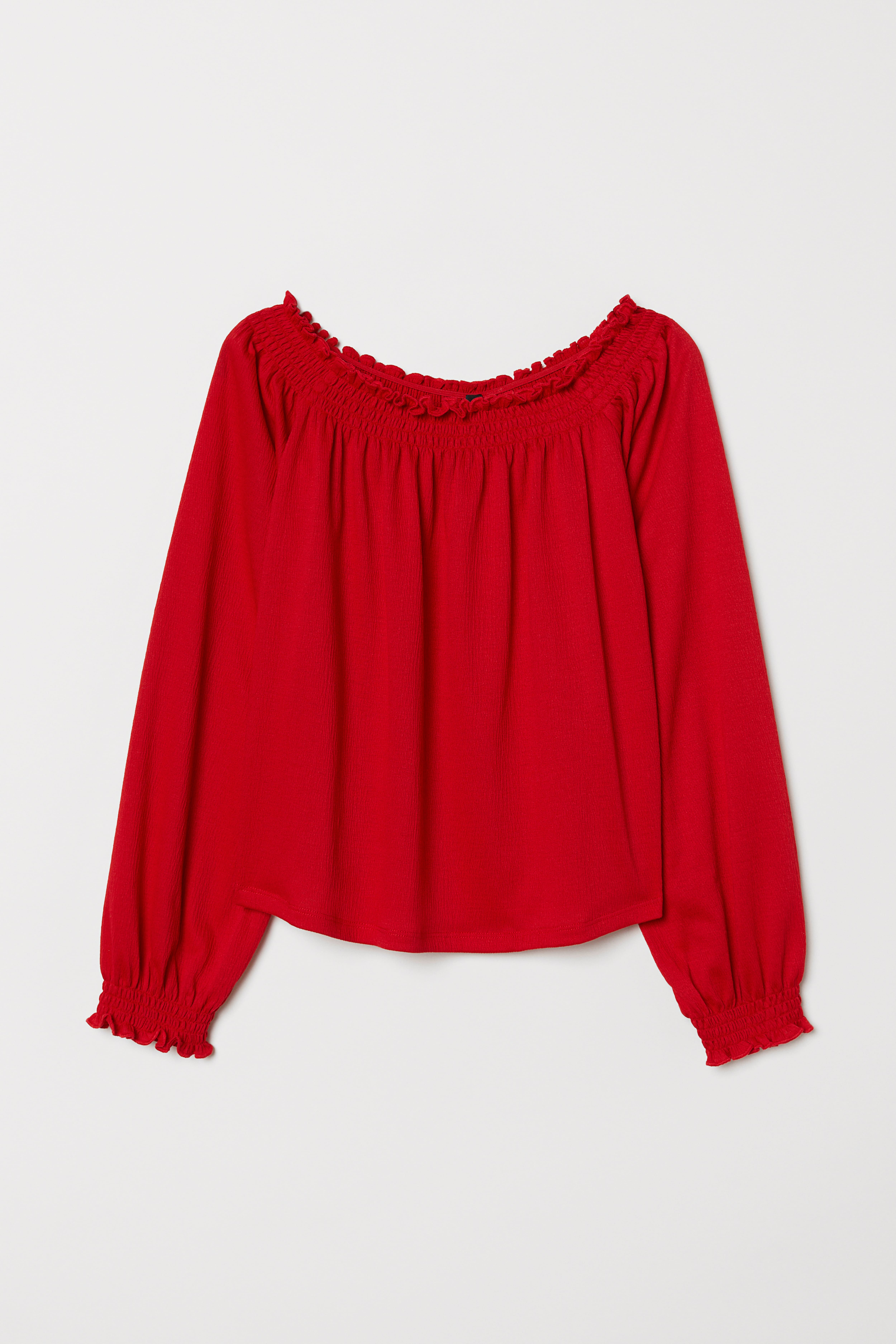 H&m off shoulder crop top hotsell