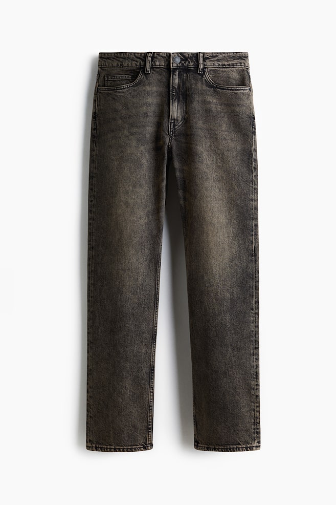 Straight Regular Jeans - Denimbraun/Denimblau/Schwarz - 1