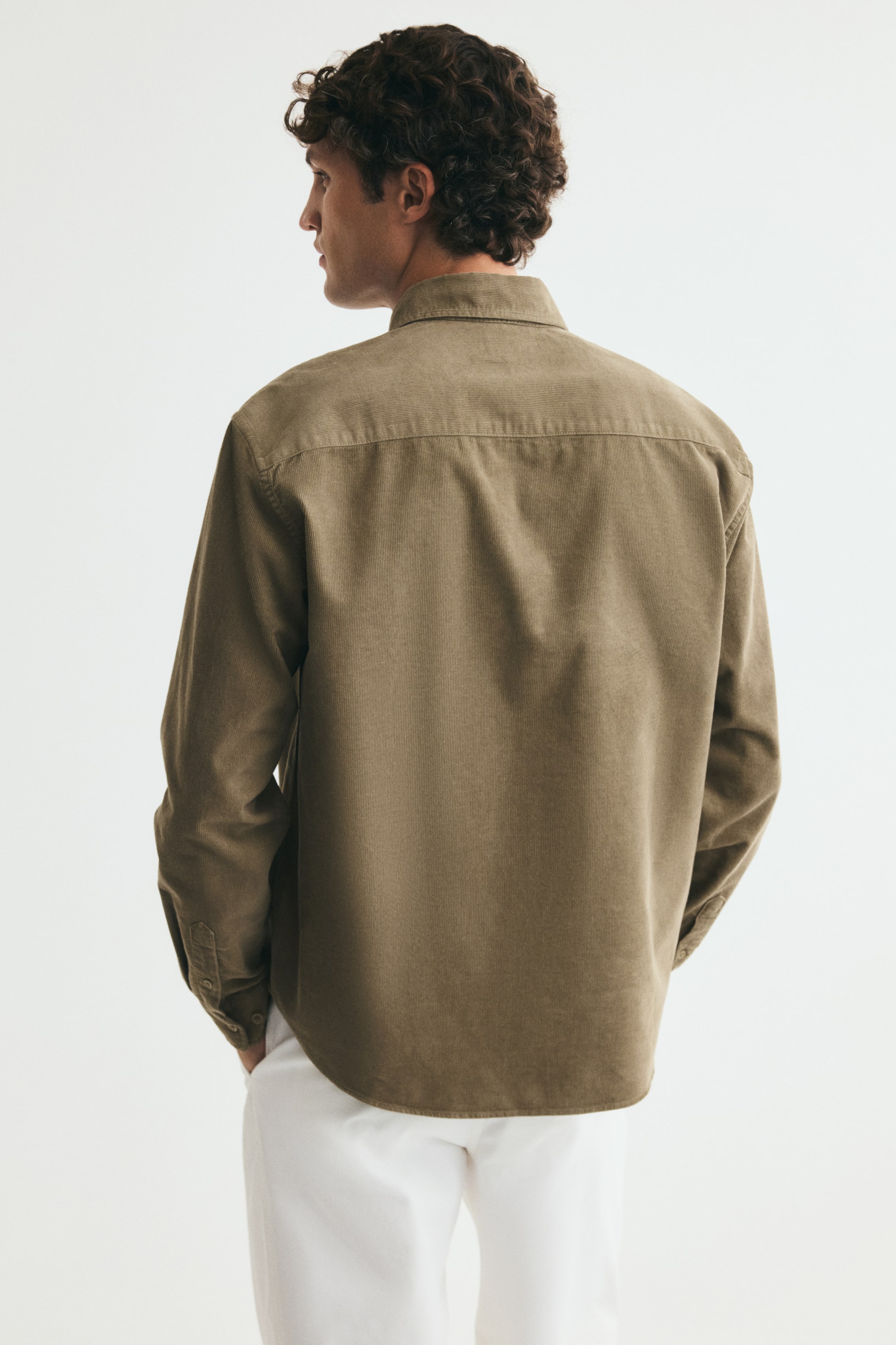 Regular-Fit Corduroy Shirt