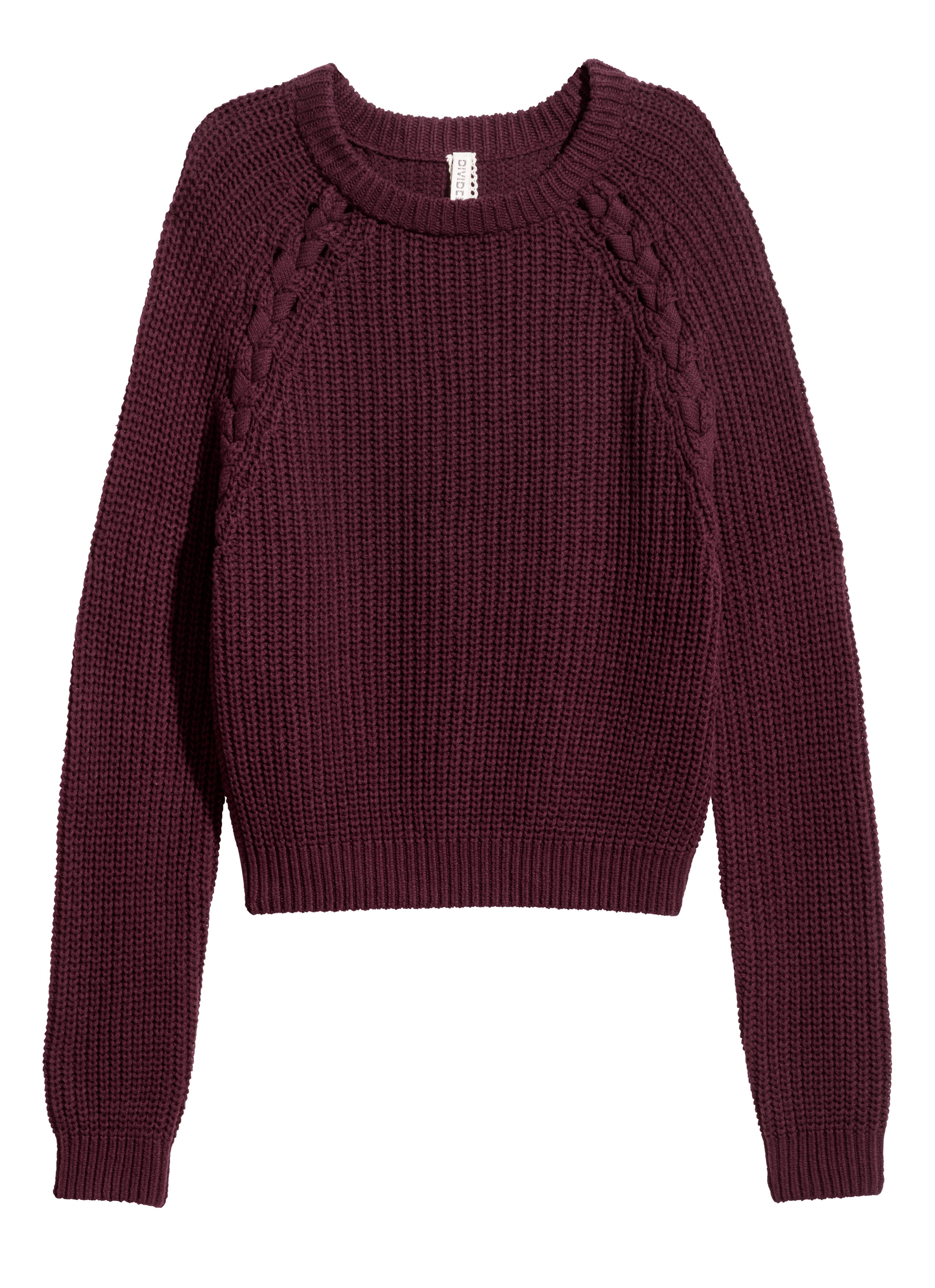 H&M cheapest Braided Sweater Chunky New