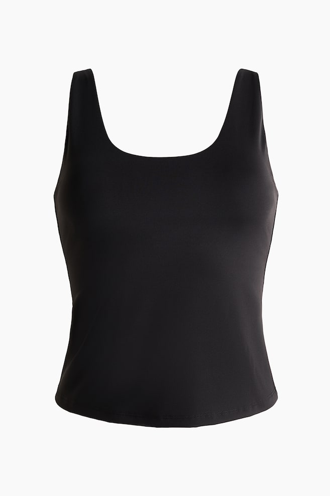 Sports Tank Top with SculptMove™ - Black/Cherry red/Navy blue - 1