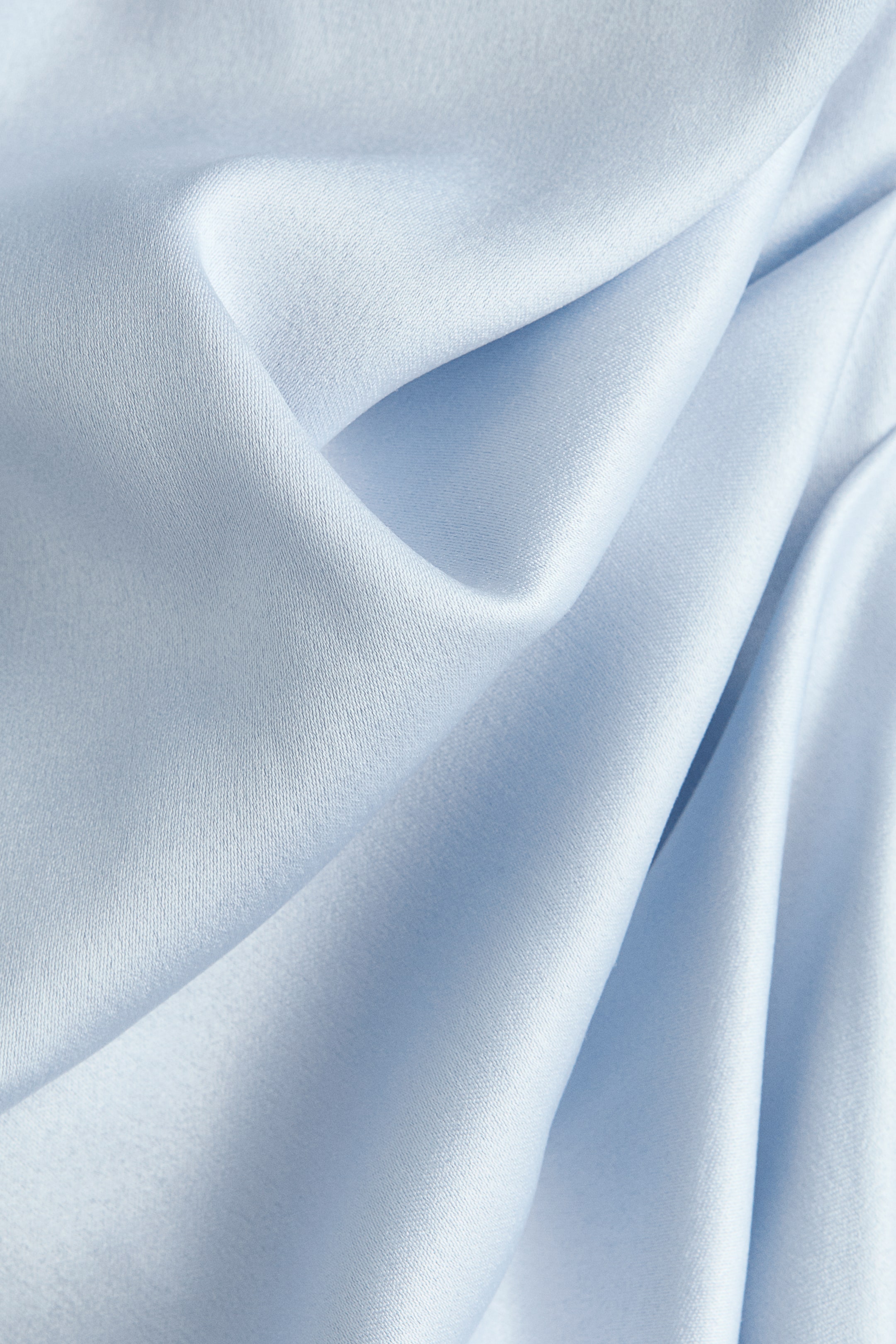 Draped Satin Dress