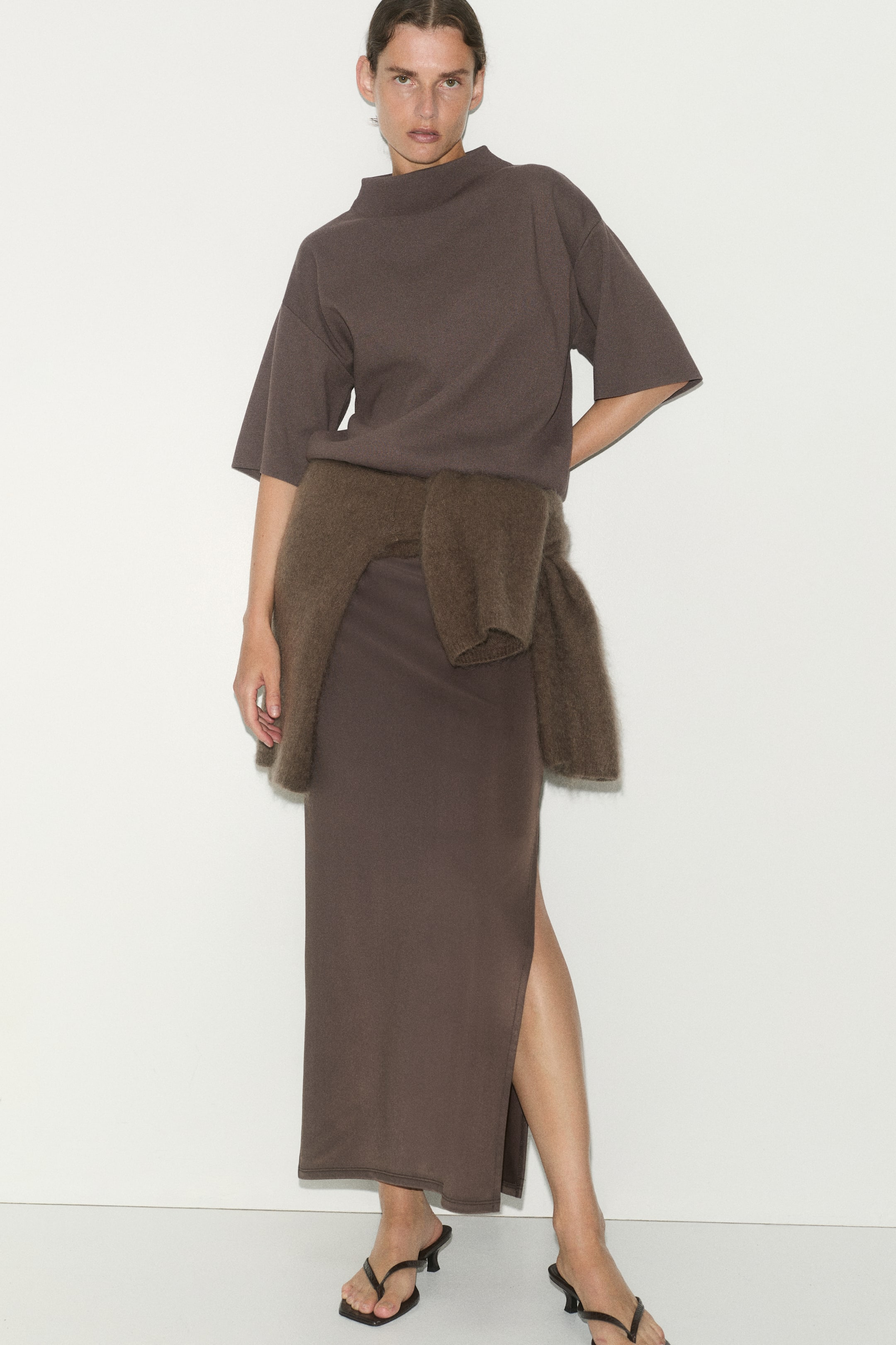Mock Turtleneck Top