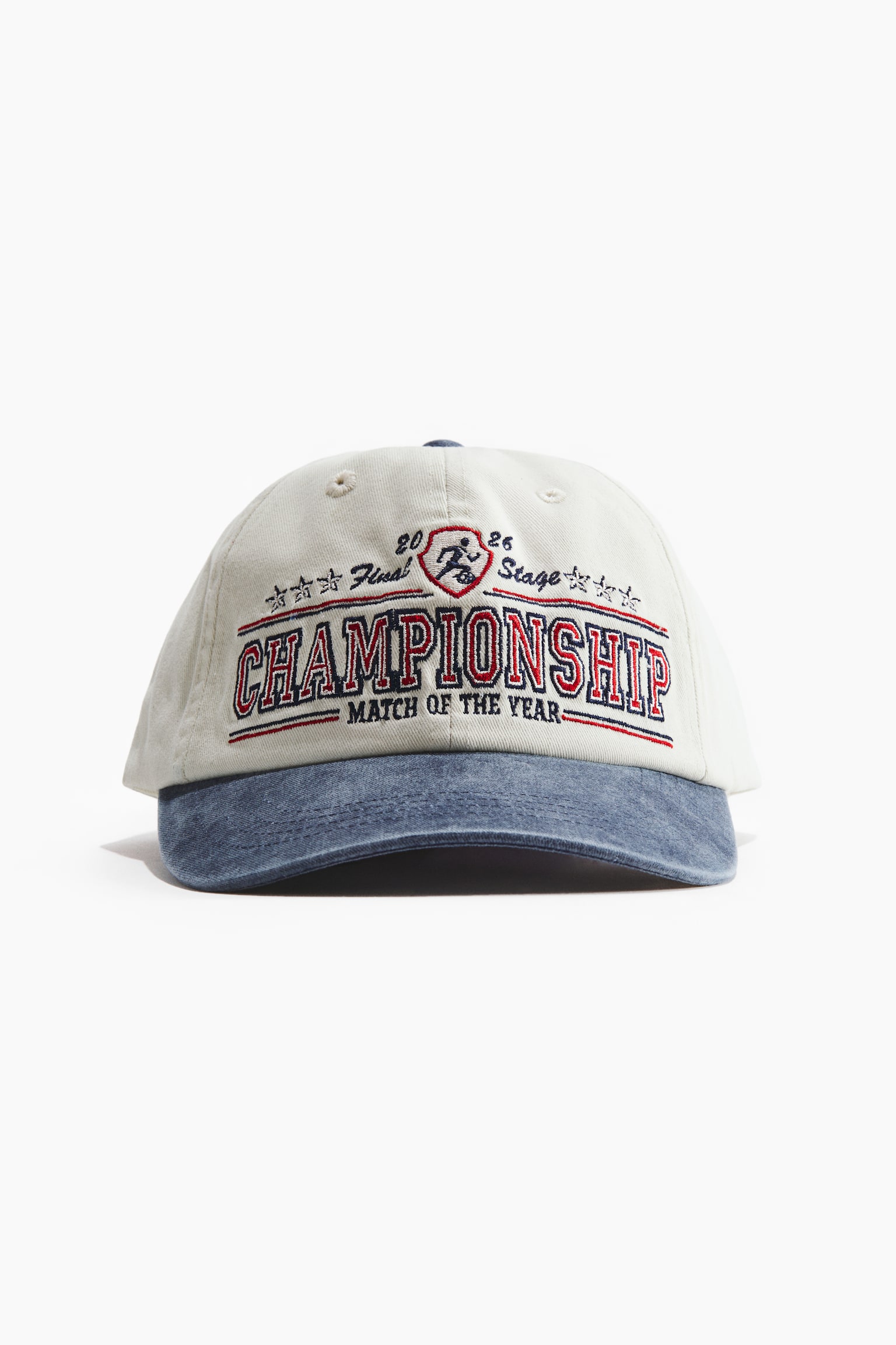 Cotton twill cap - Navy blue/Championship/Red/Golden/Black/Championship - 1
