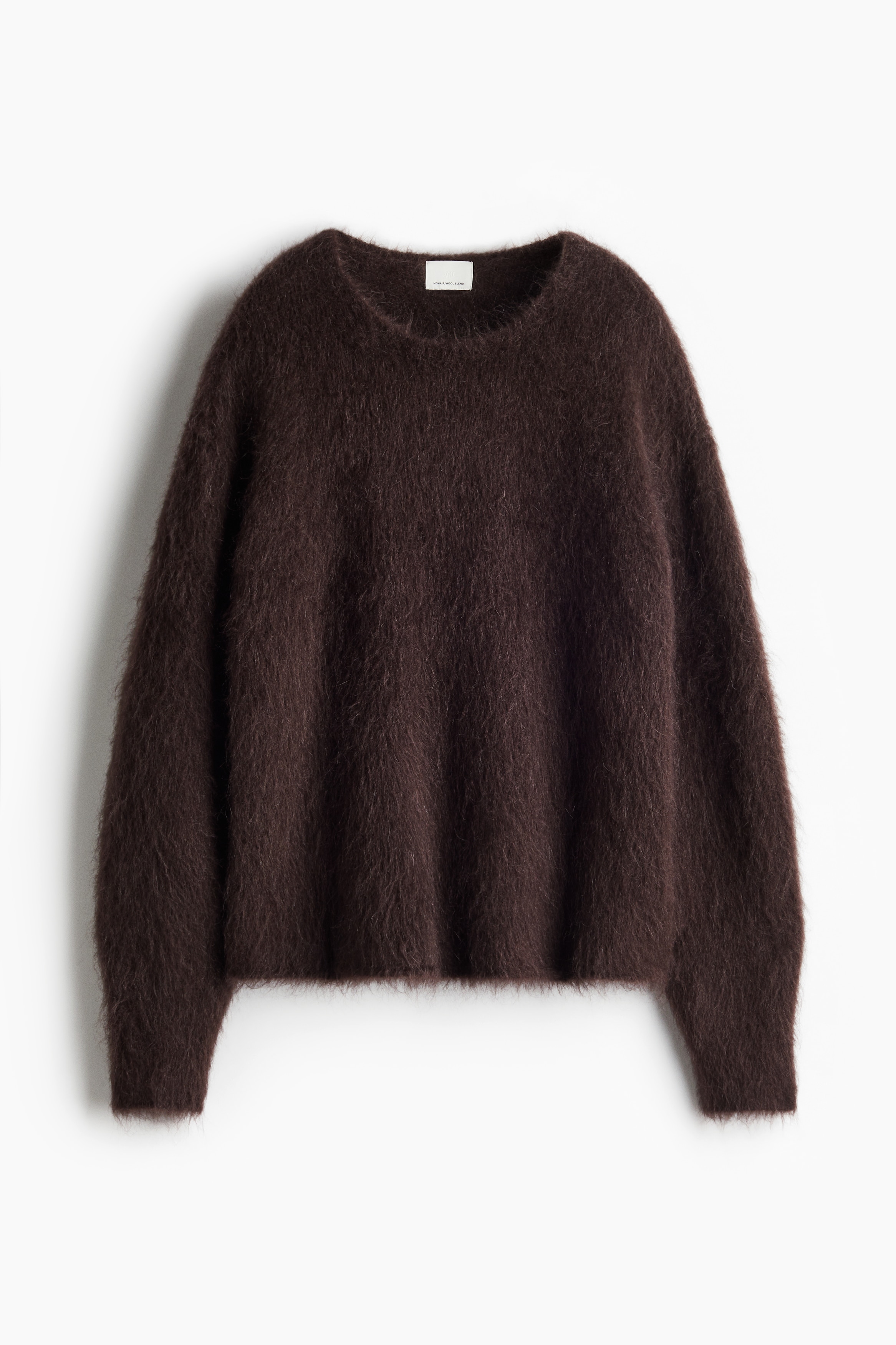 Women's Dark brown Mohair-blend Sweater | H&M CA