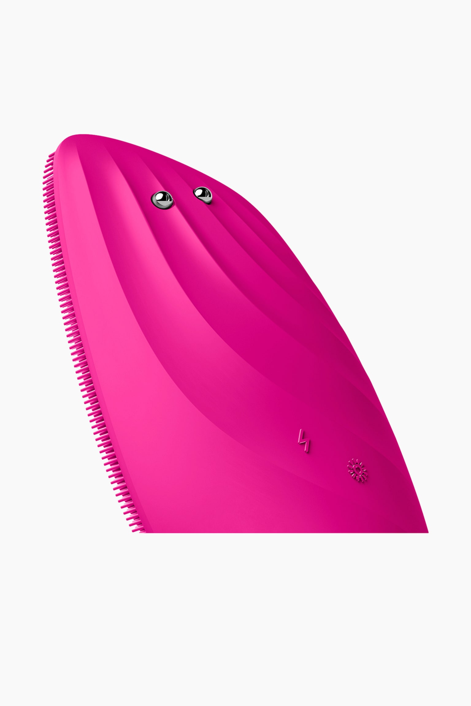 Sonic Thermo Facial Brush & Face-lifter 8 In 1 - Magenta/Gray - 4