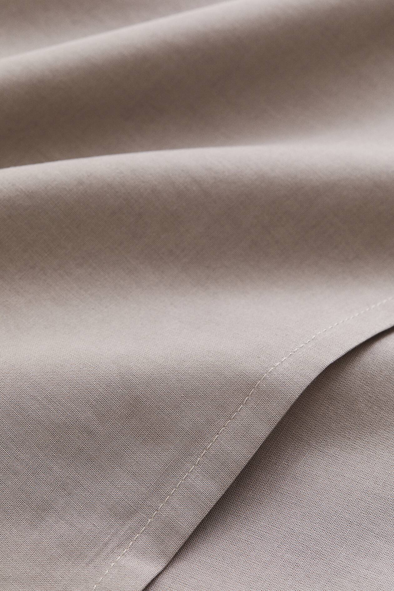 Cotton Top Sheet Taupe Home All H&M US