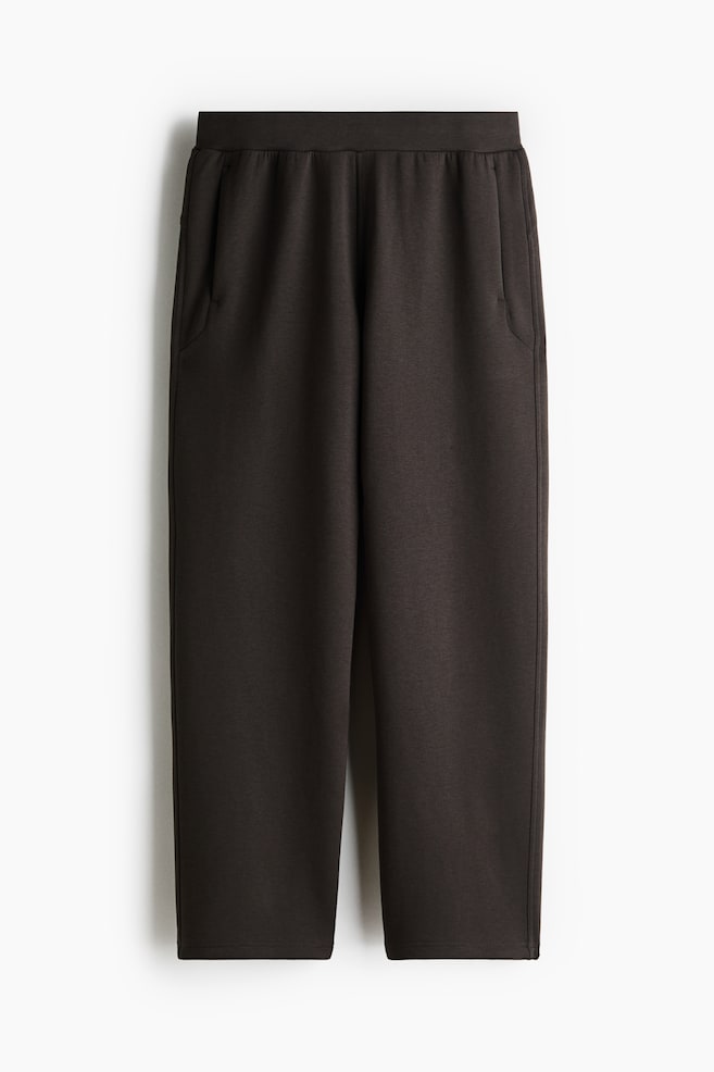 Loose-Fit Sports Joggers with DryMove™ - Dark coffee/Black/Light taupe/Light gray melange - 1